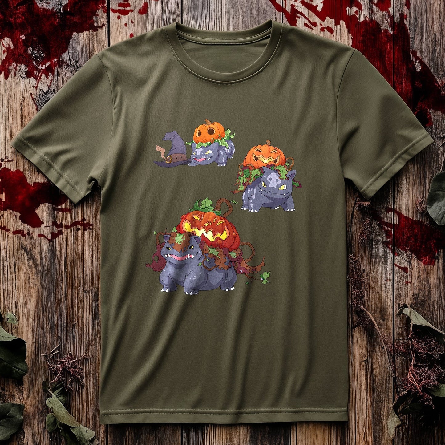 Bulbasaur Evo Halloween T-shirt -