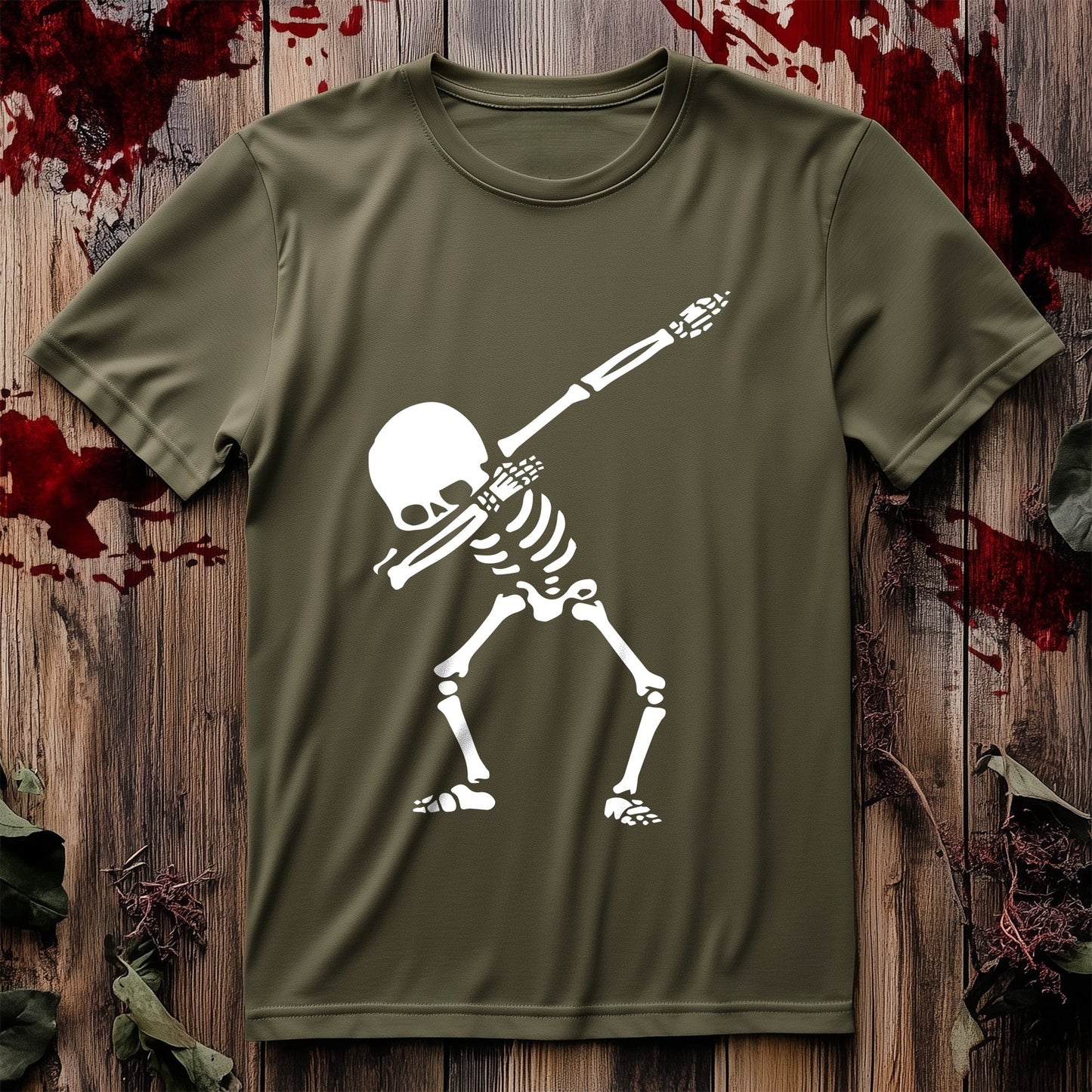 Dabbing Skeleton T-Shirt Style001