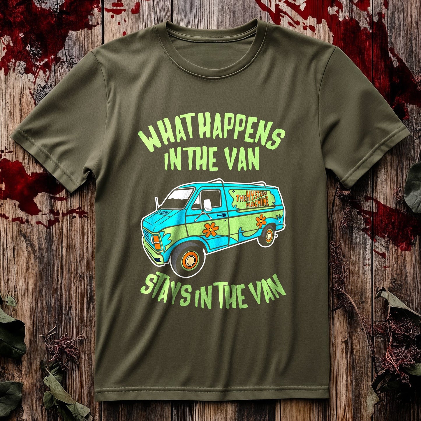 What Happens in the Mystery Machine Stays in the Van T-Shirt