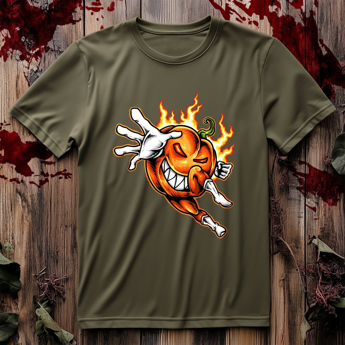 PumpkinHero T-shirt - Fiery Fun &