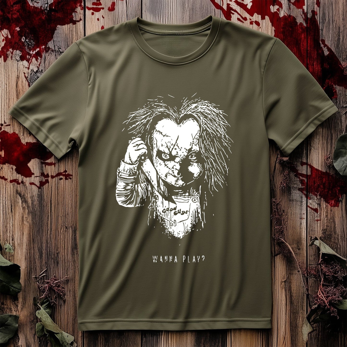 Wanna Play Chucky? Funny Clown T-shirt