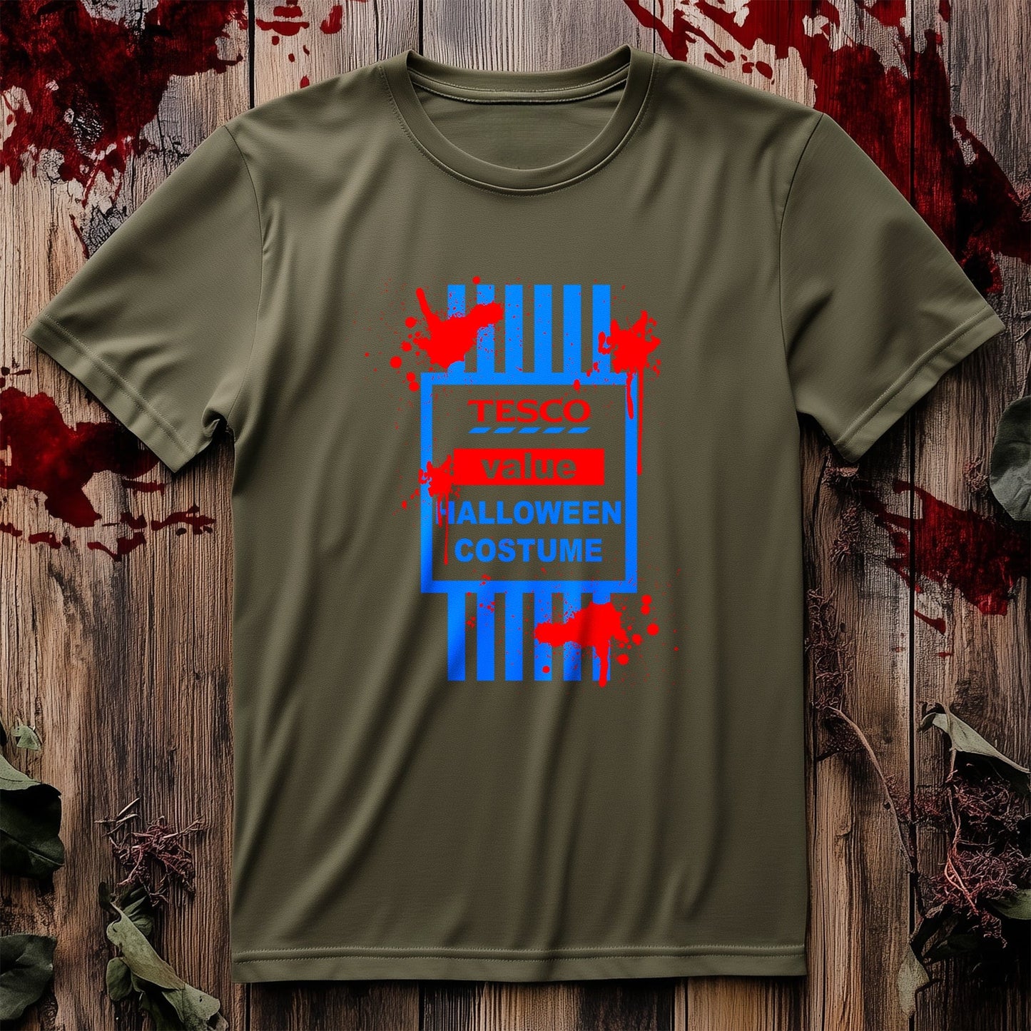 Tesco-Blood Dripping Halloween T-shirt