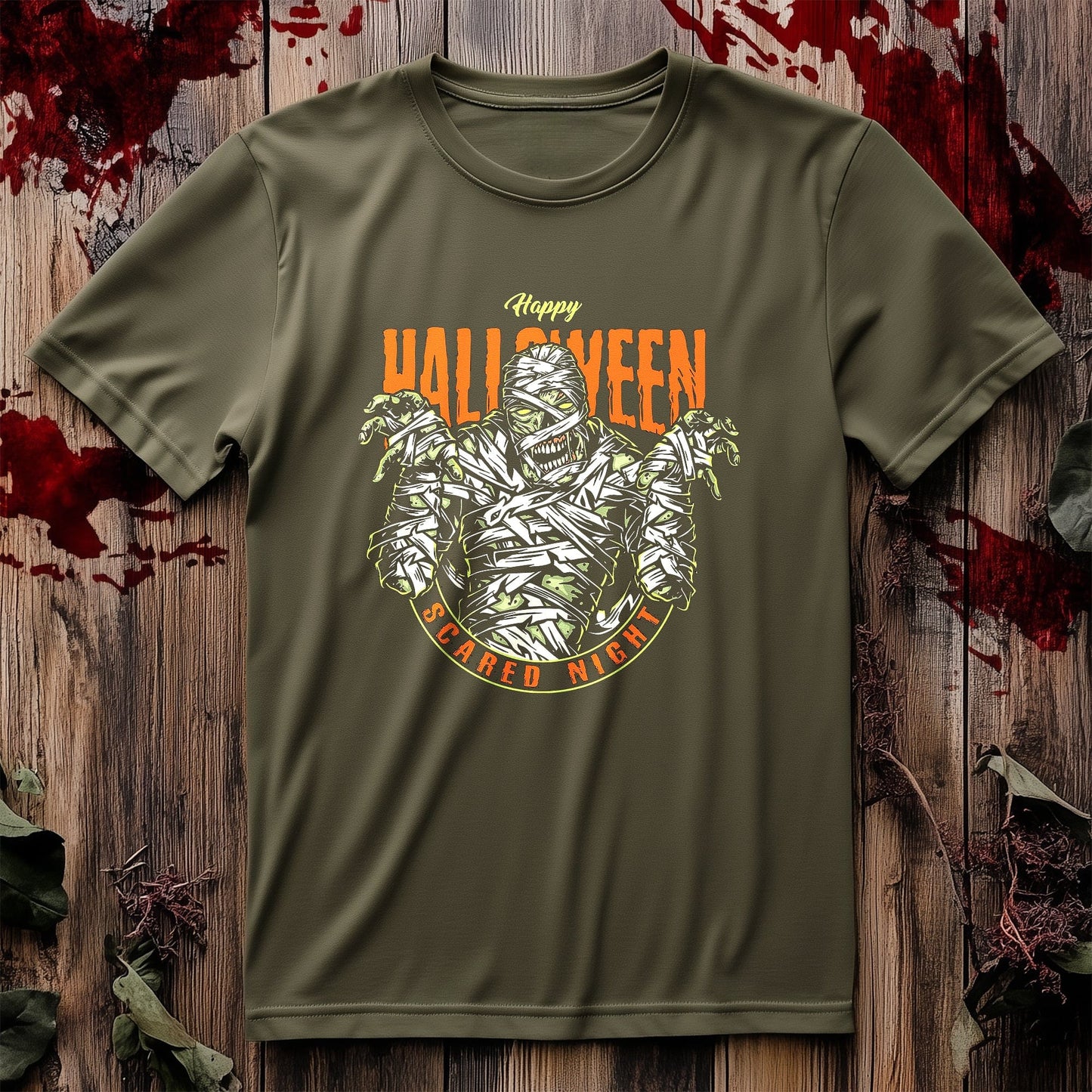 Mummy's Halloween Scared Night T-shirt