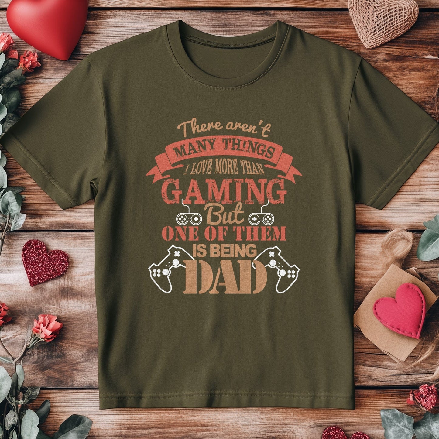 Love Being a Dad Gaming T-Shirt