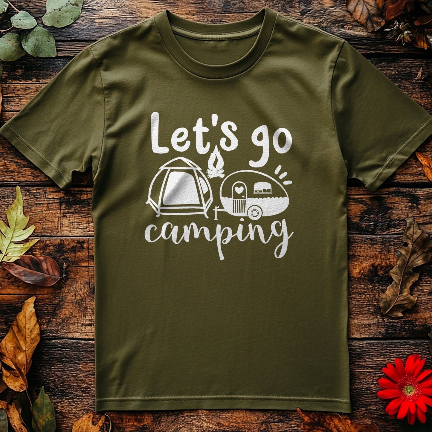 Let's Go Camping T-Shirt - Pack Your