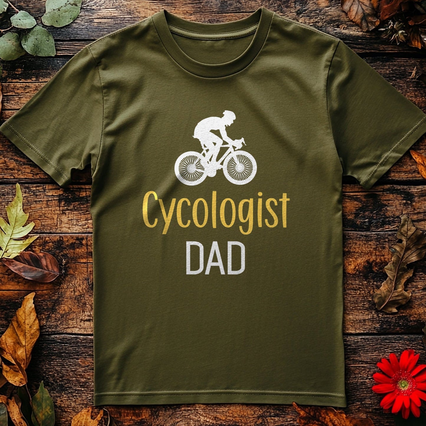 Cycling Dad's Fun T-Shirt Cycling