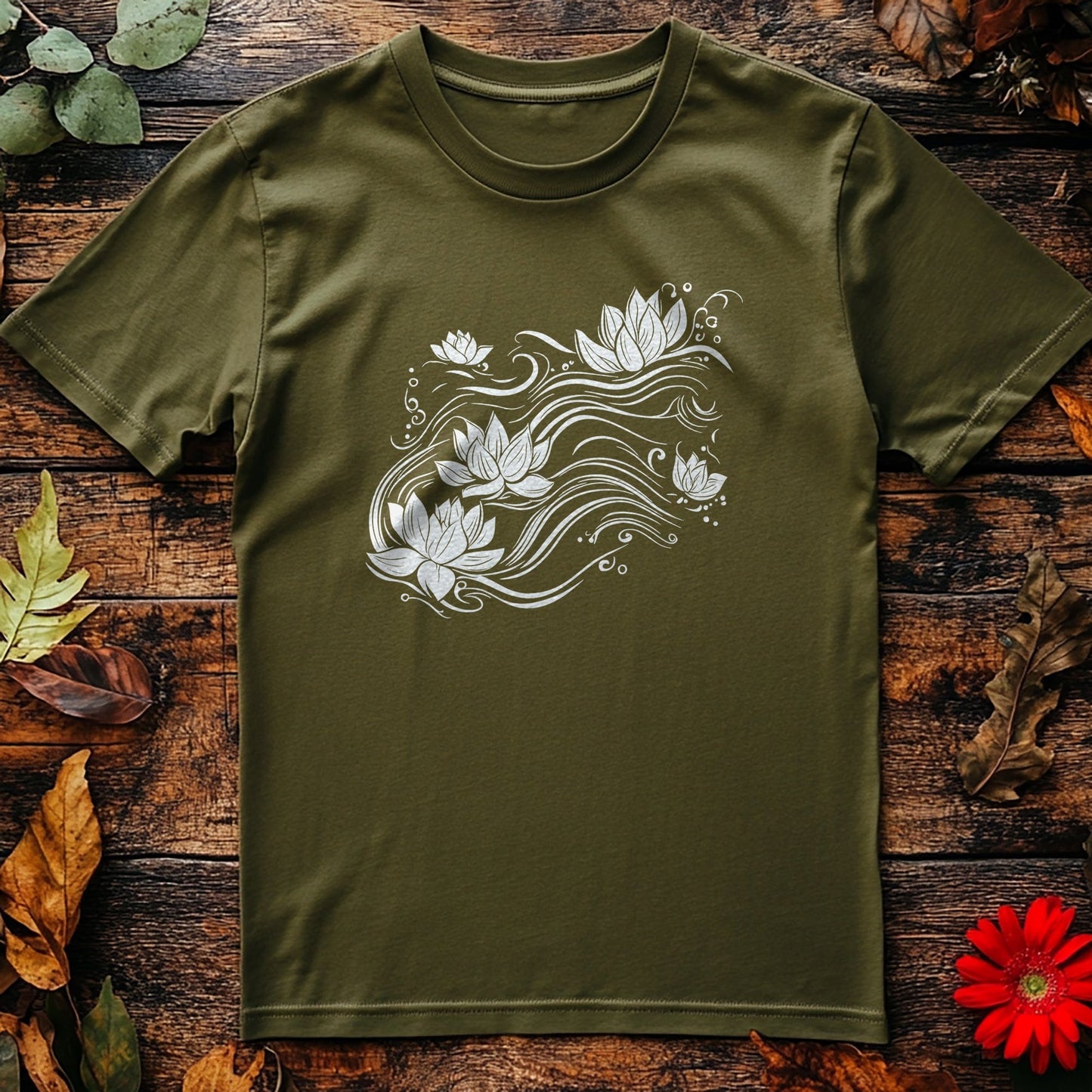 Lotus Flowers T-Shirt - Blooming with