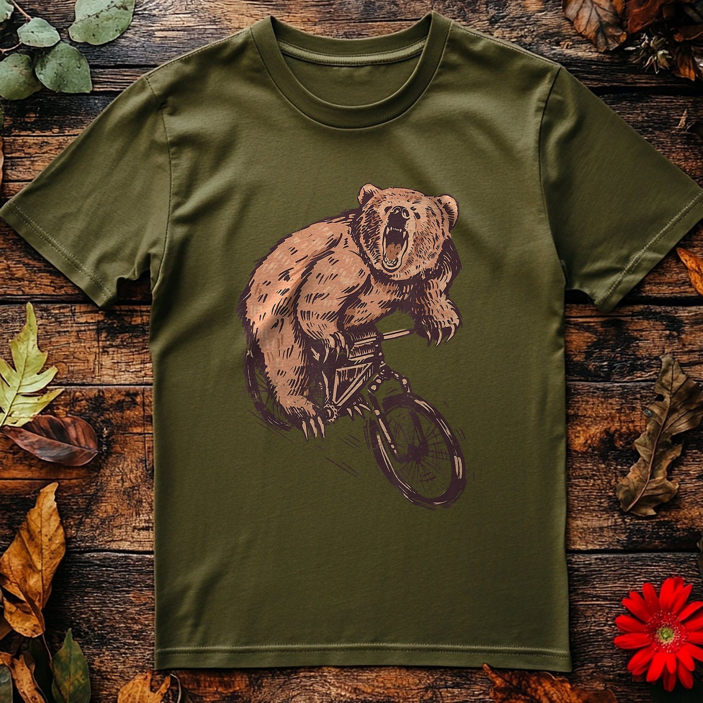 Bear-y Funny Cycling T-Shirt