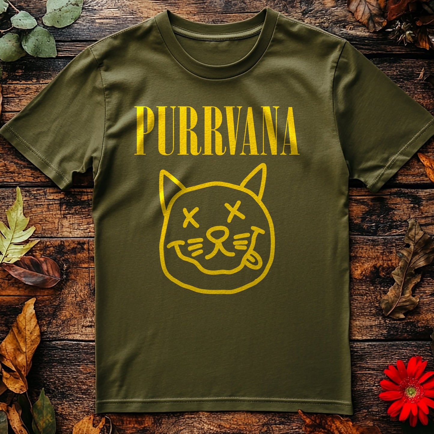 Purrvana Cat T-shirt - Pawsitively