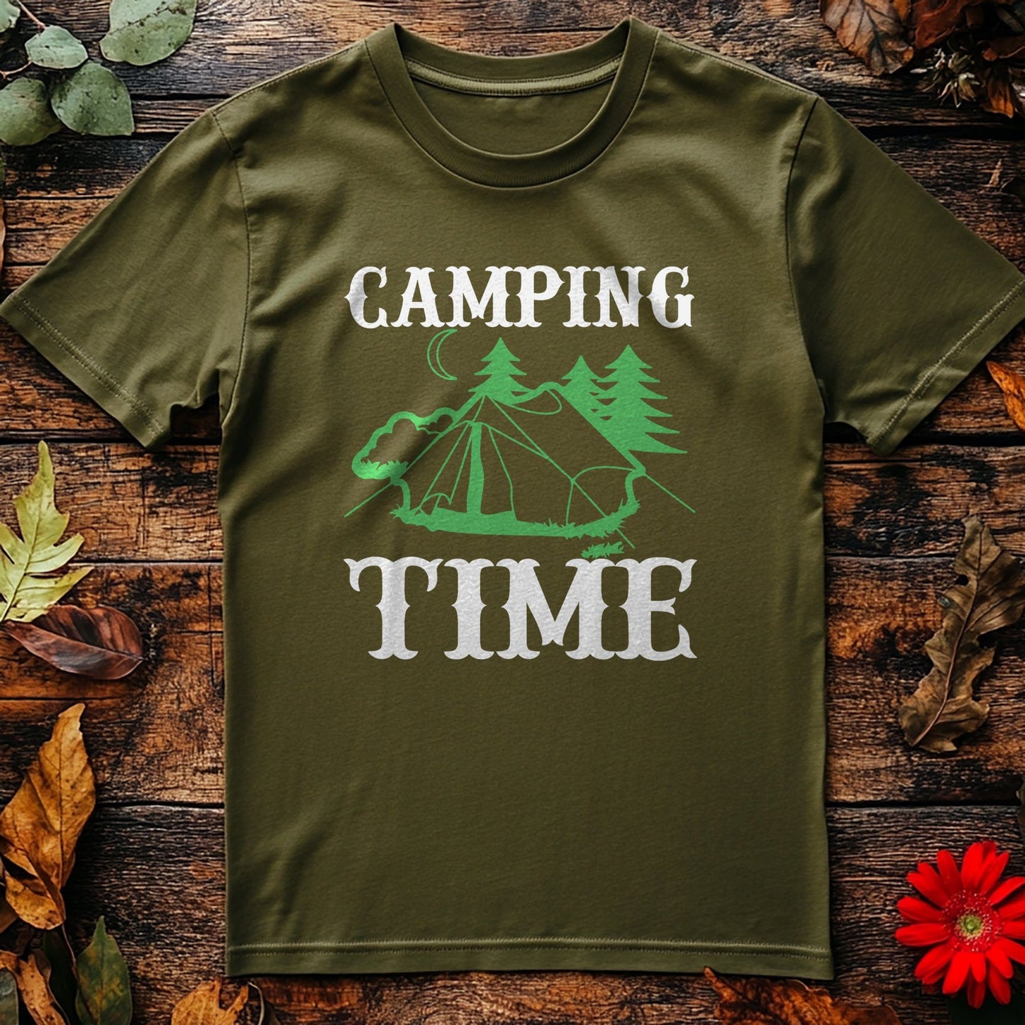 Camping Time = 3-01 T-Shirt ‚Äì Funny