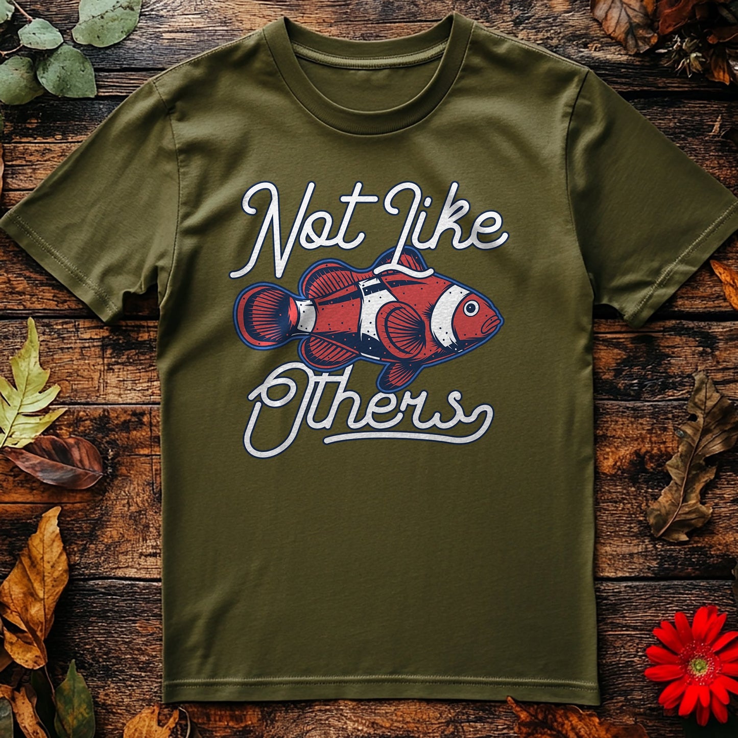 Not Like Others Clown Fish T-shirt -