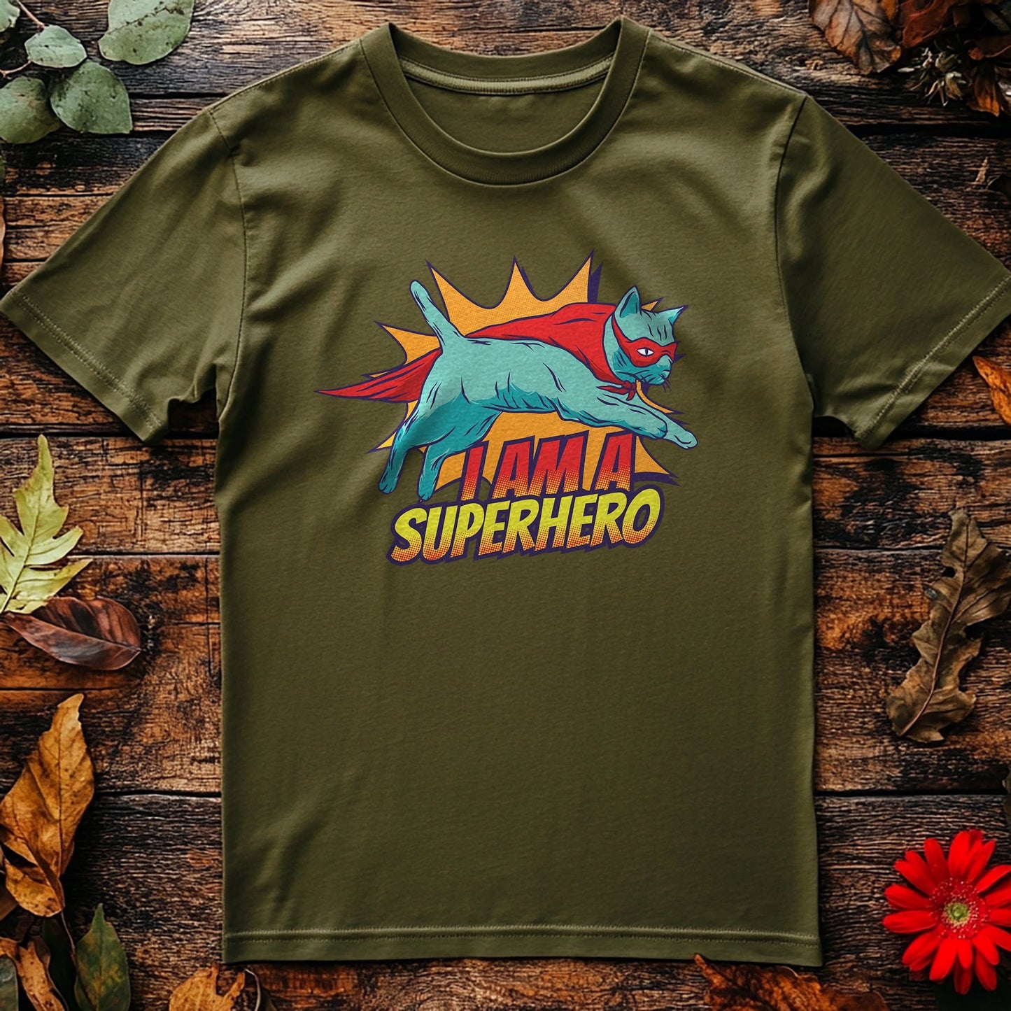 I Am Superhero Cat T-shirt -