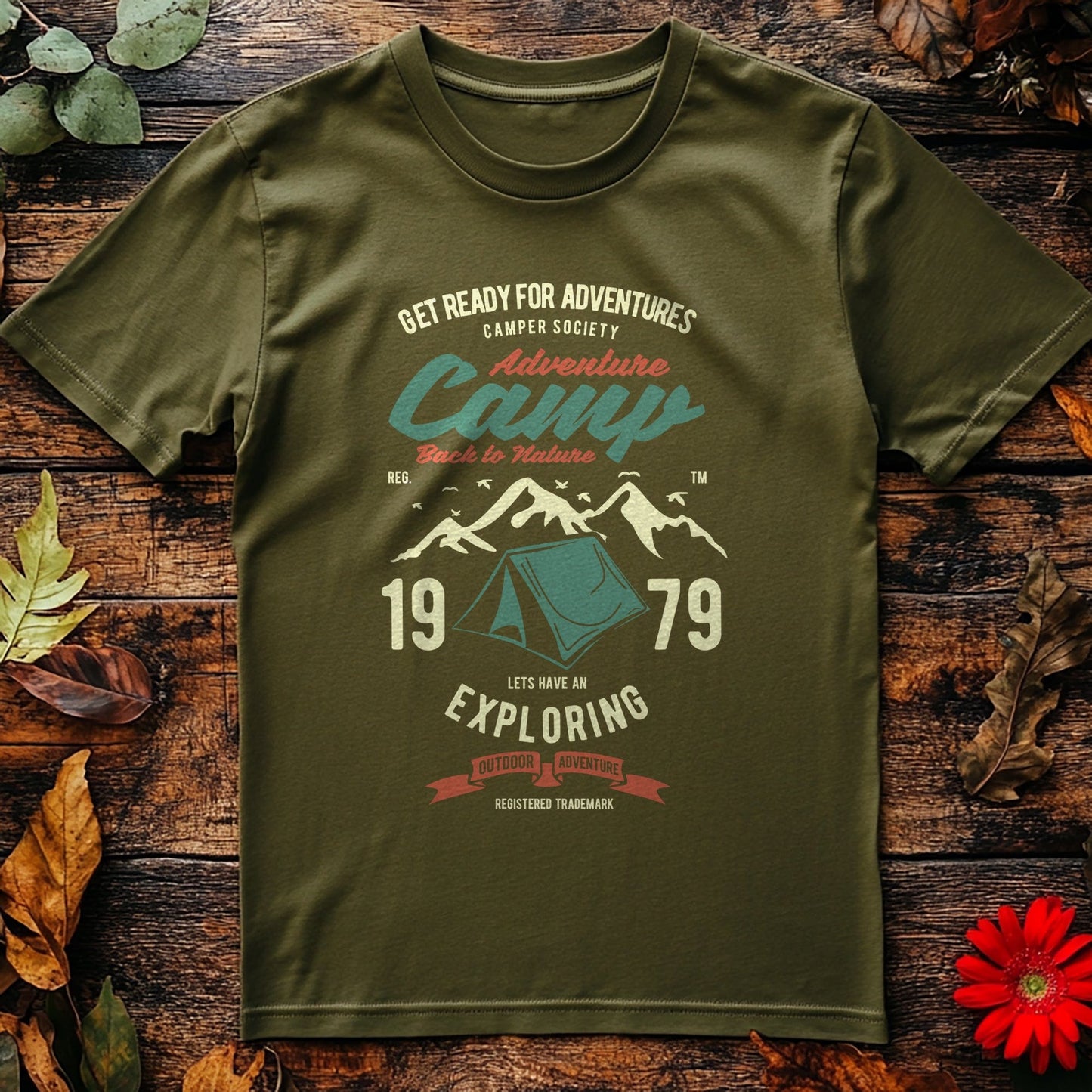 Camp Adventure T-shirt - Funny & Cozy!