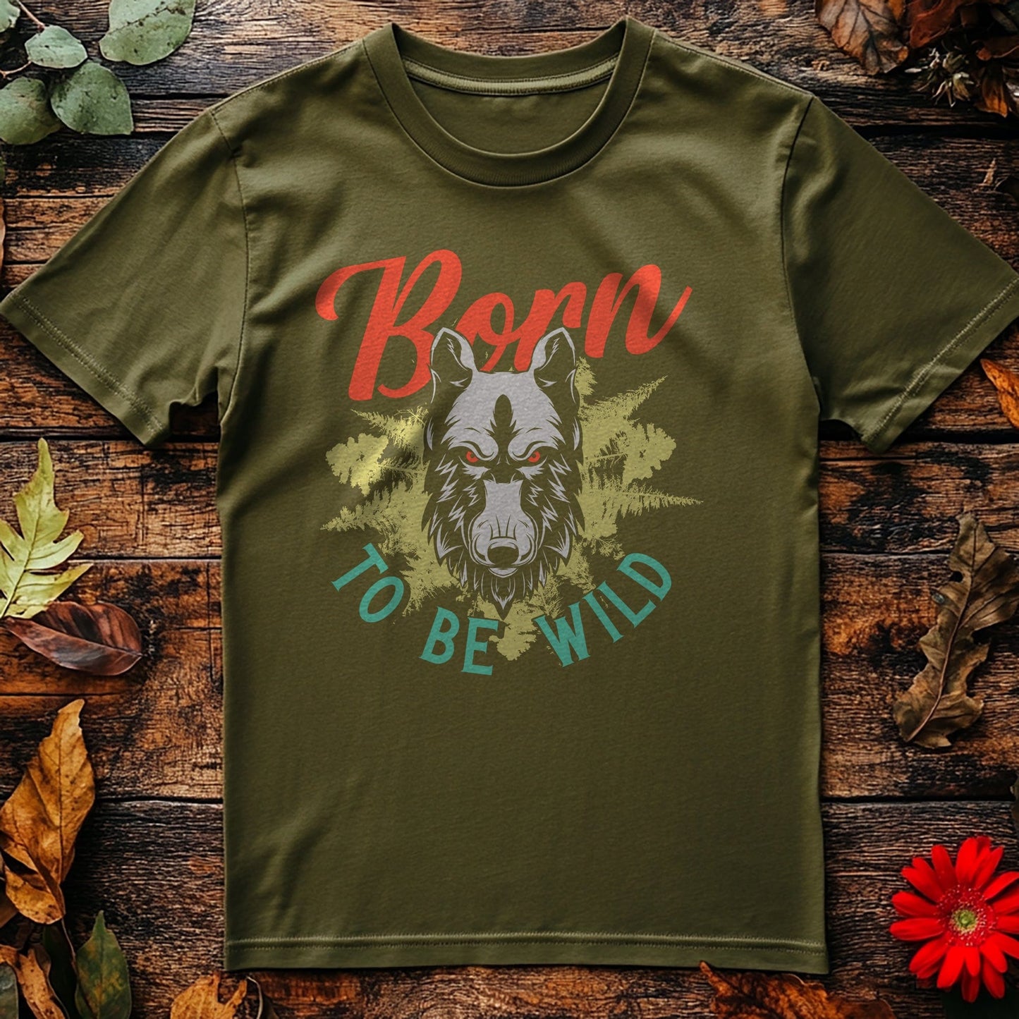 Born To Be Wild Wolf T-Shirt