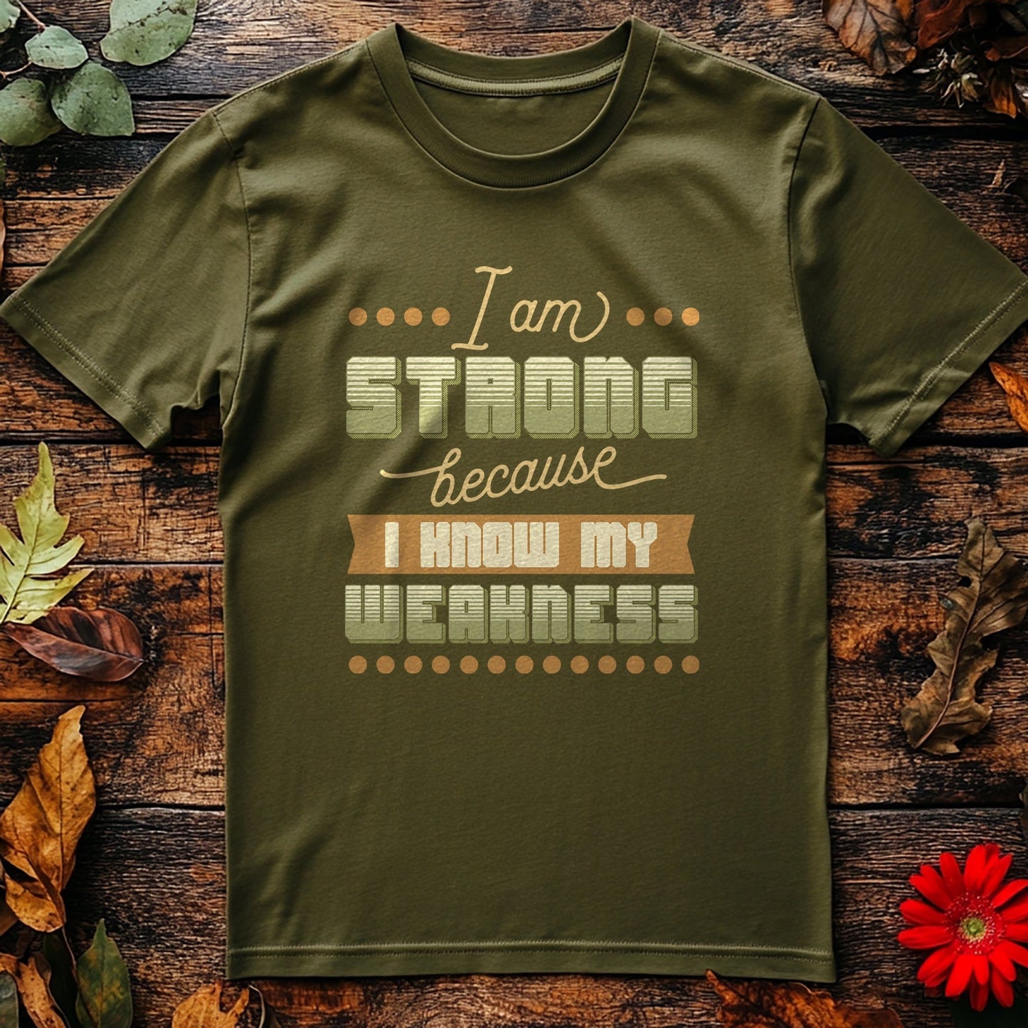 I Am Strong Because I Know My Weakness T-Shirt
