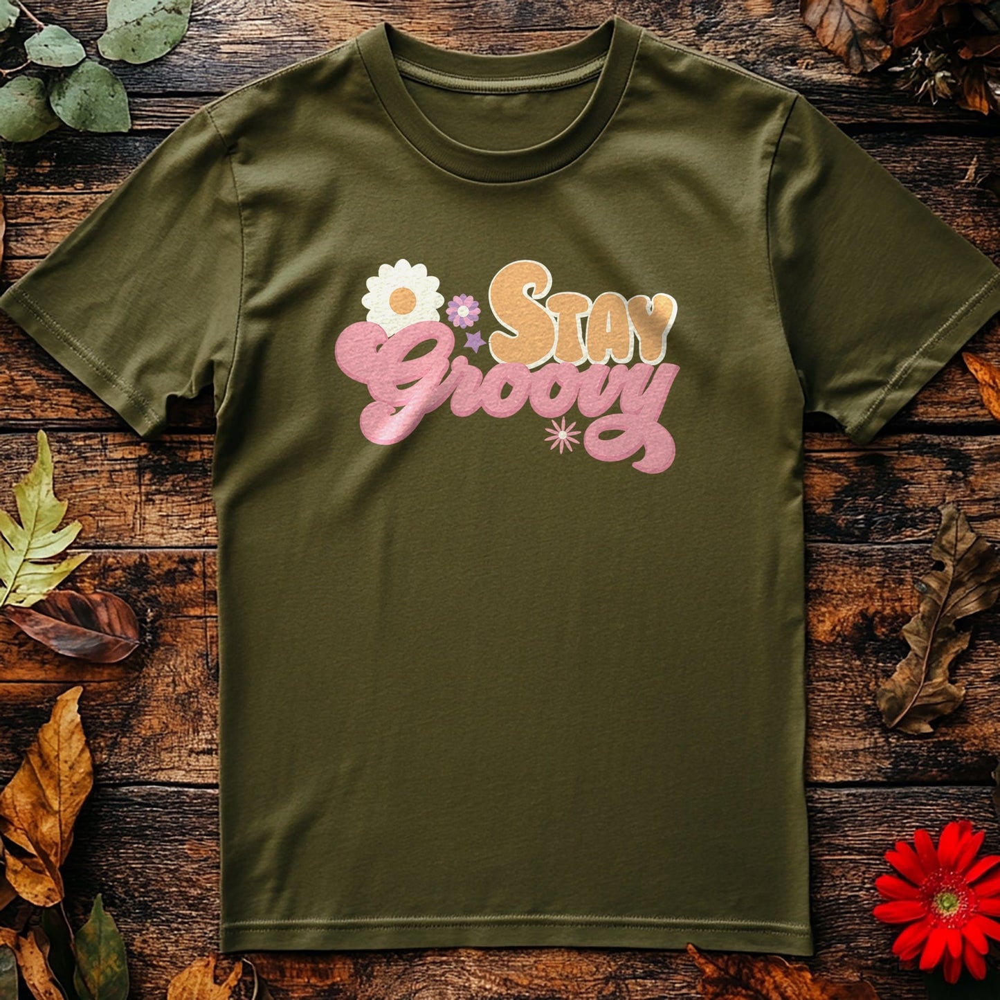 3-01 T-Shirt Stay Groovy