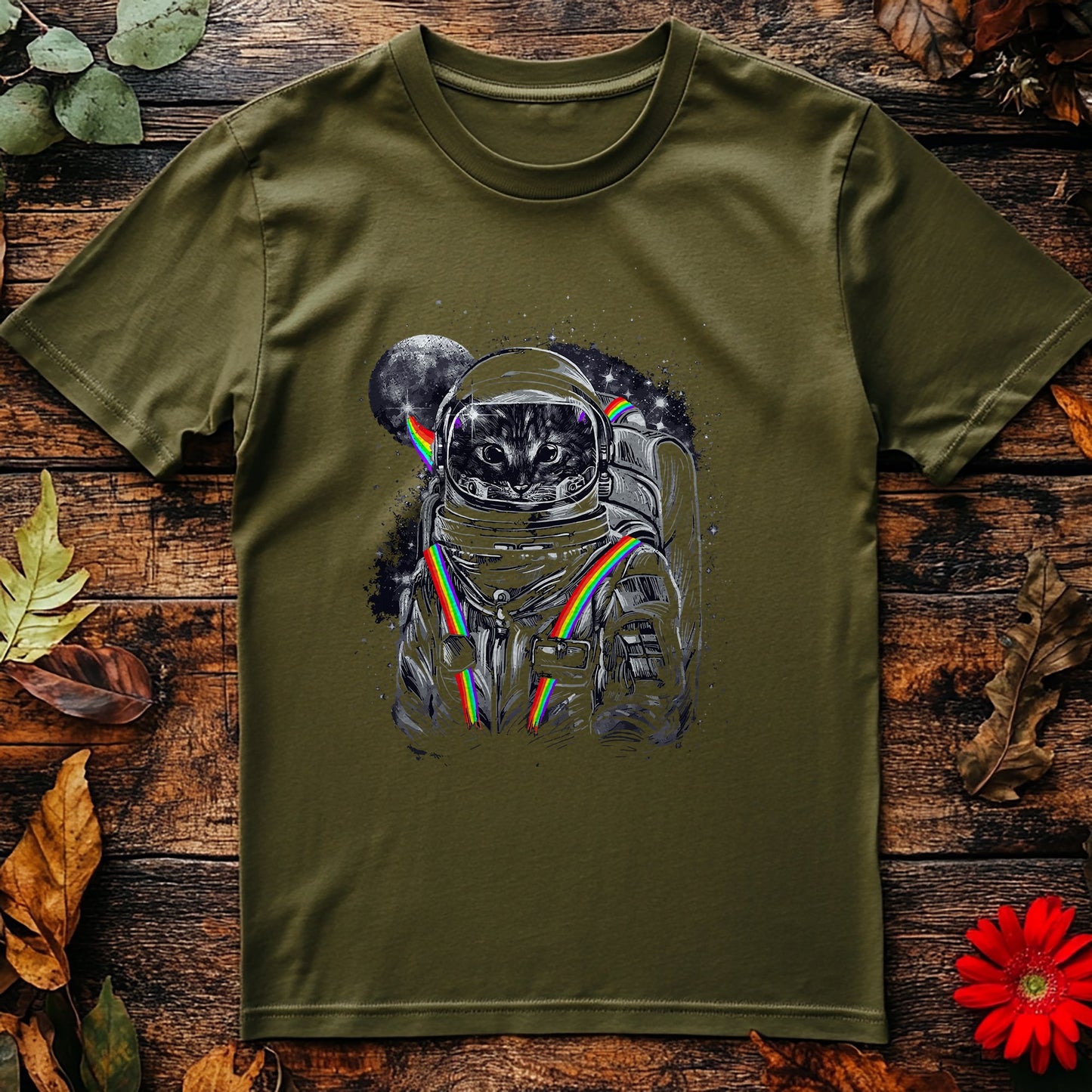 Space Cat T-Shirt - Purr-fectly