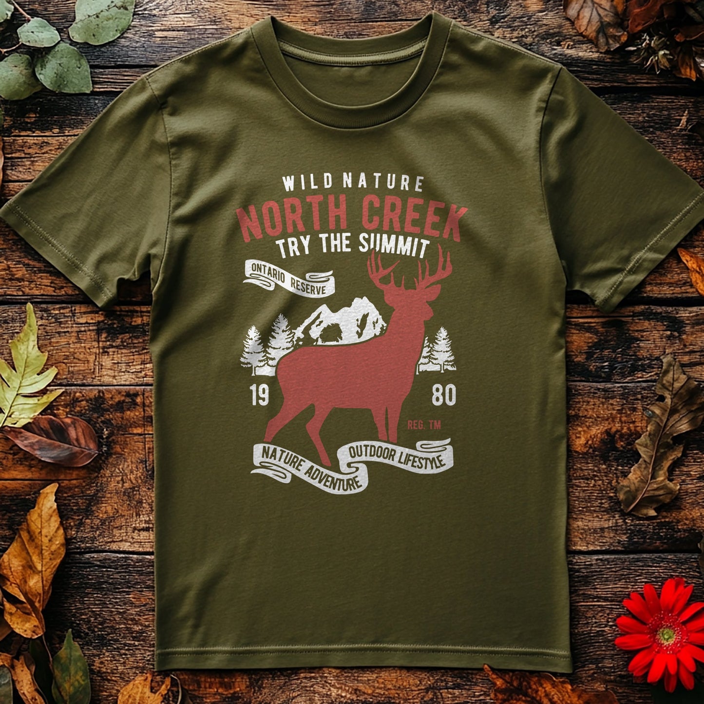 North Creek Deer Nature t-shirt -