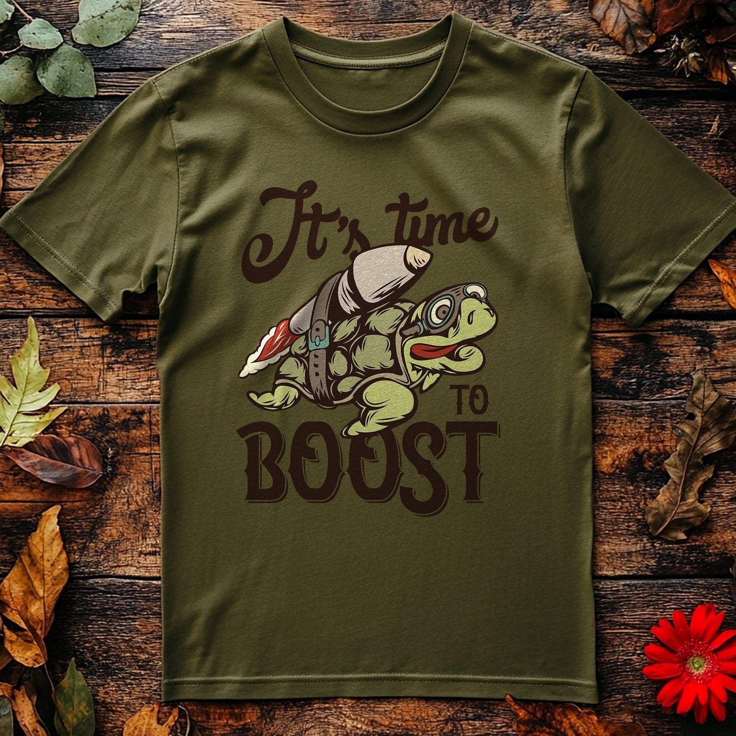 Time to Boost t-shirt - Turtle