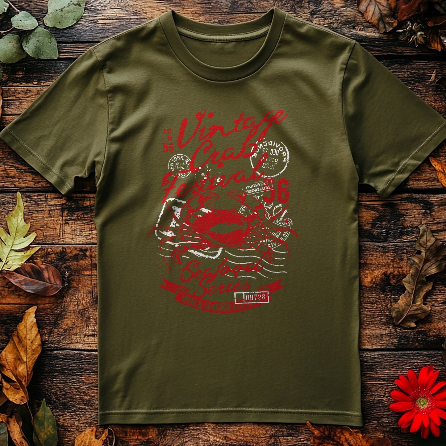 Vintage Crab 56 T-Shirt - Claws for