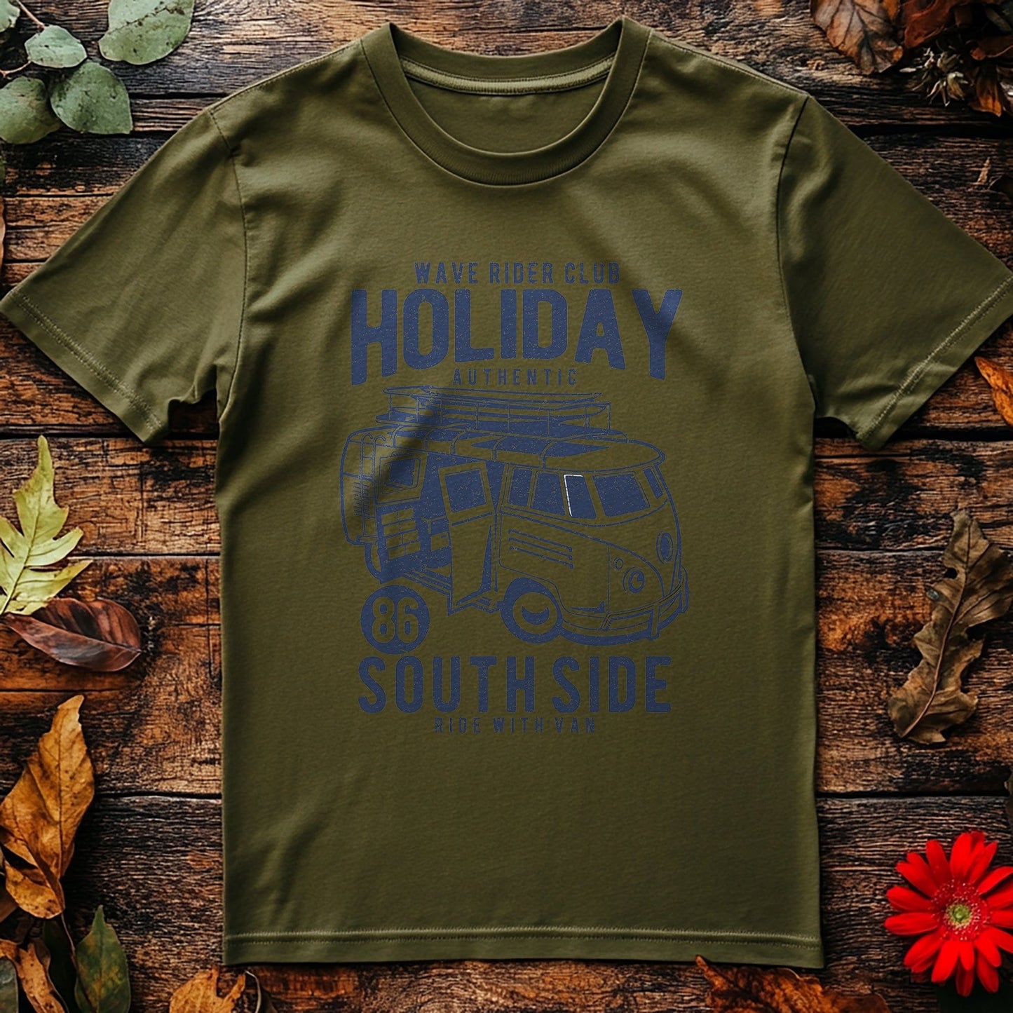 Holiday Surf Van T-shirt - Ride the