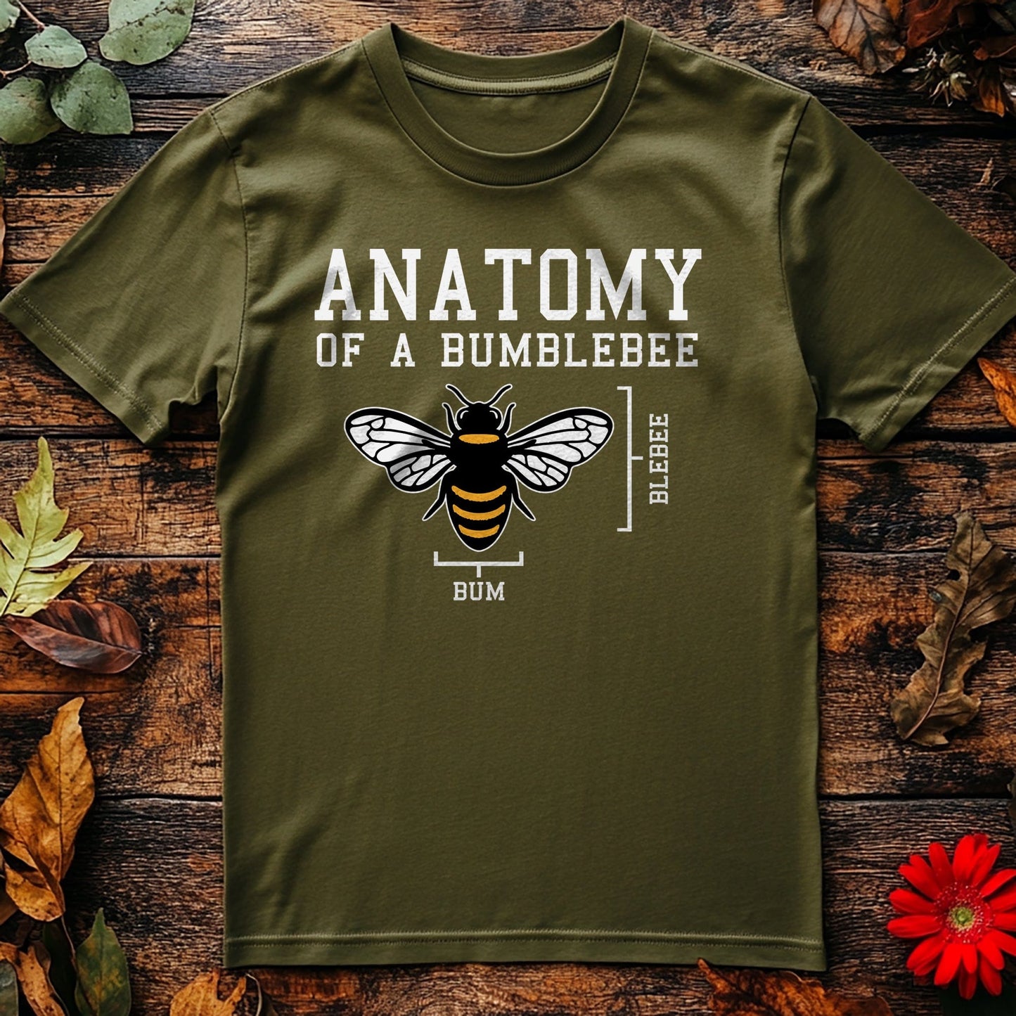 Anatomy of a Bumblebee t-shirt