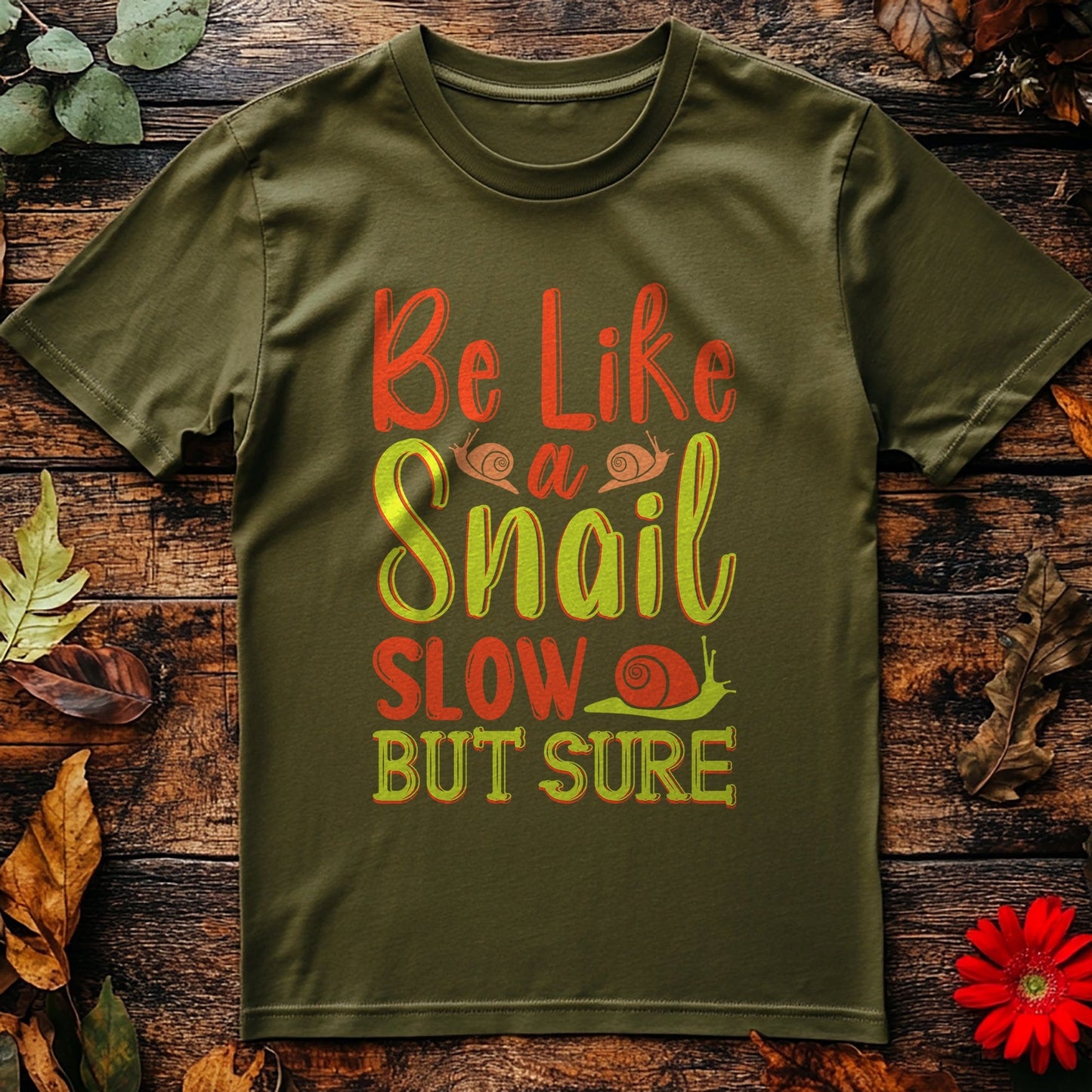 Be Like A Snail: Slow But Sure T-Shirt