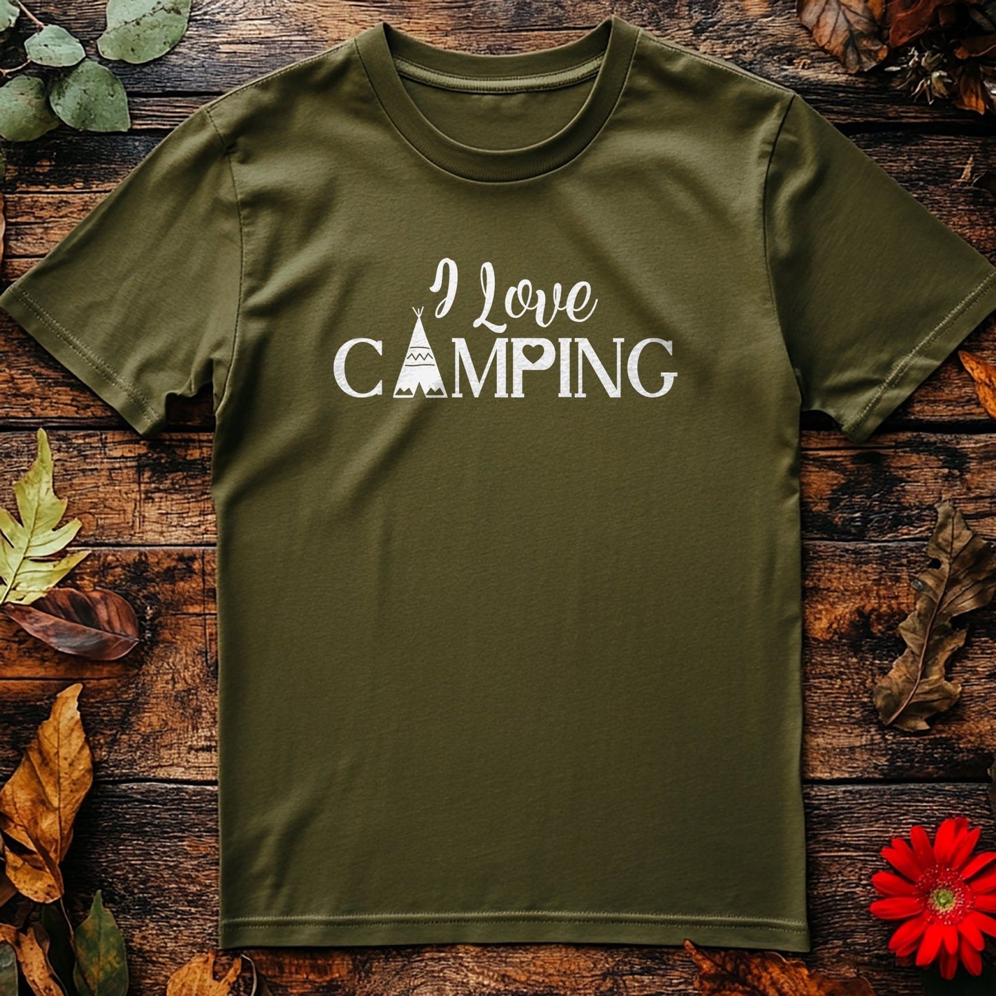 I Love Camping T-Shirt - Funny and