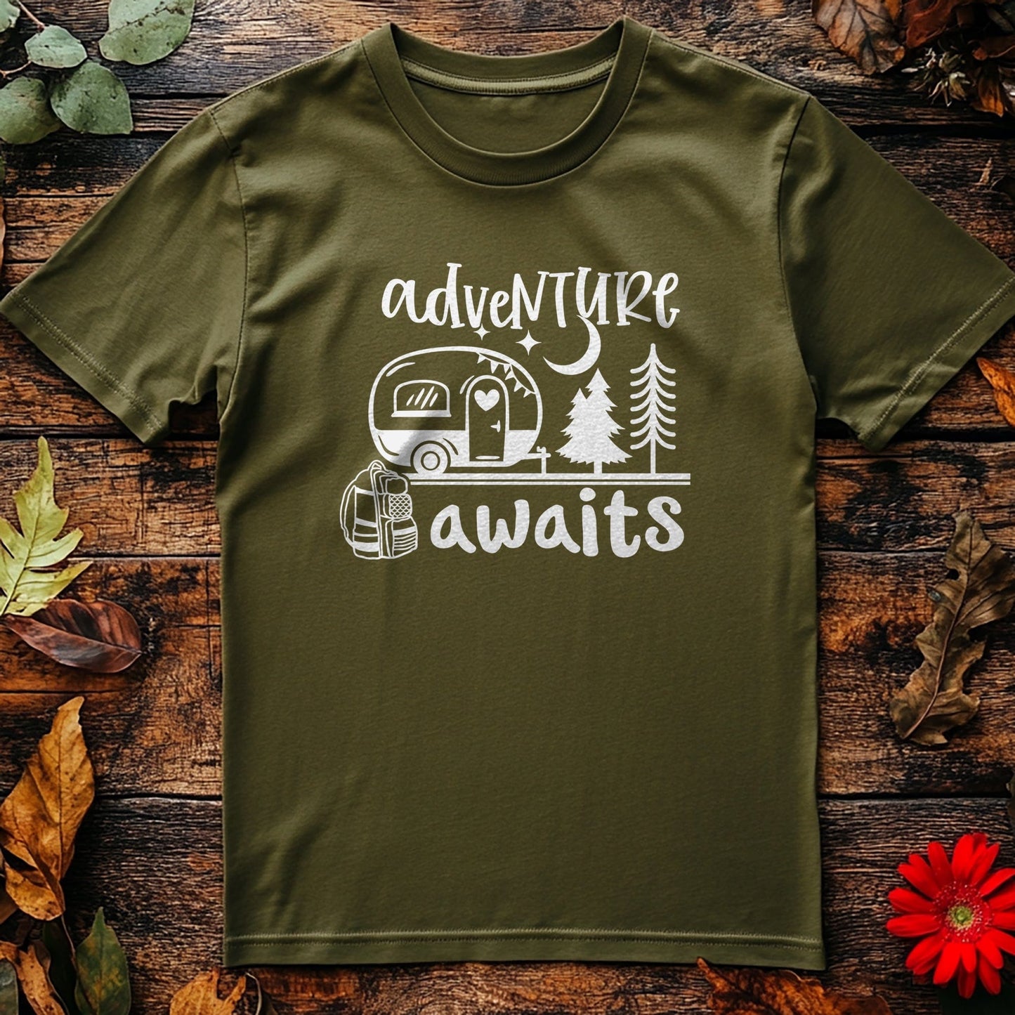 Adventure Awaits T-shirt Style001