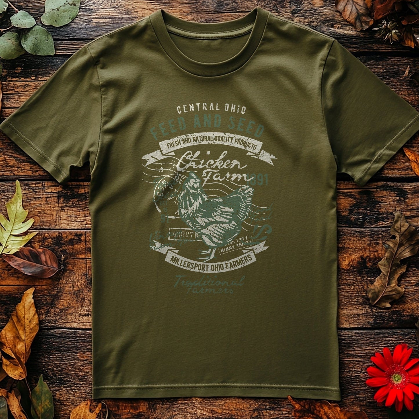 Cluckin' Hilarious Chicken Farm T-shirt