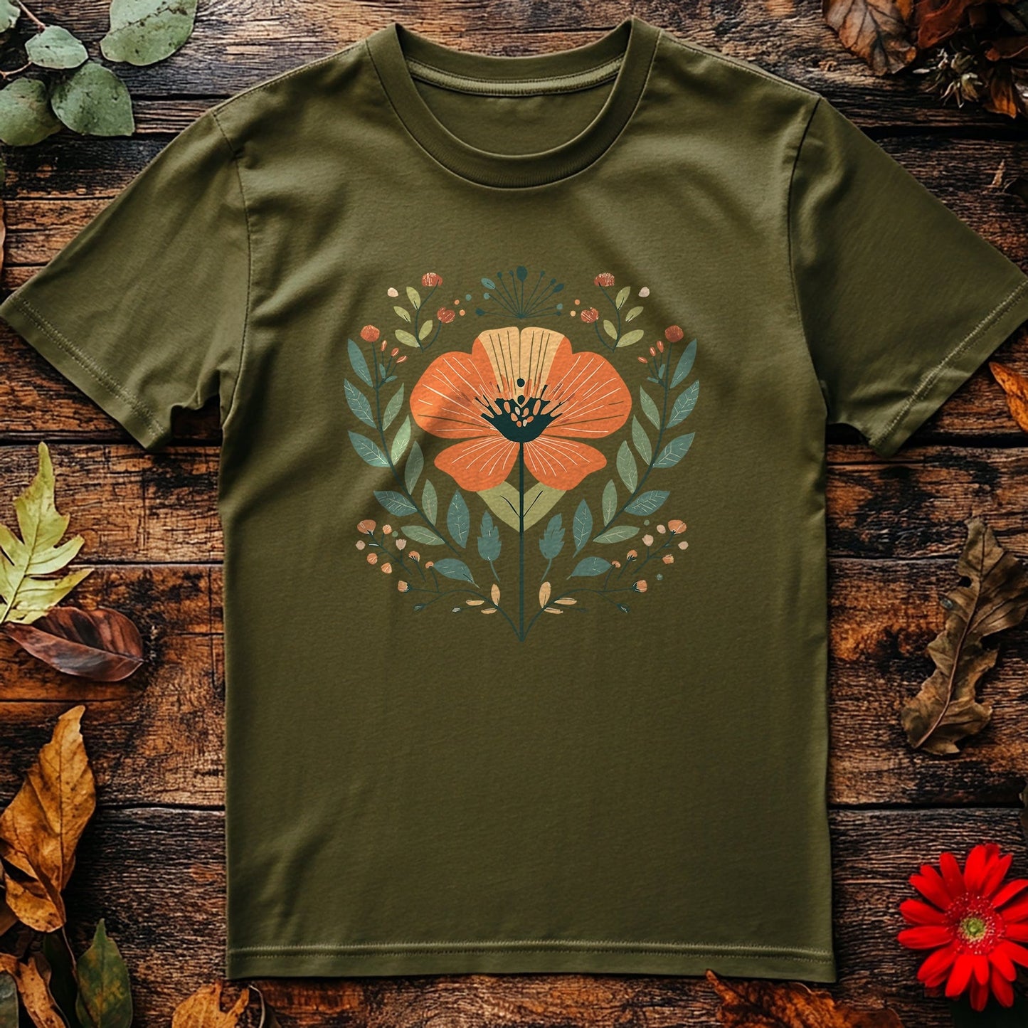 Retro Flower 1 T-Shirt - Blooming with