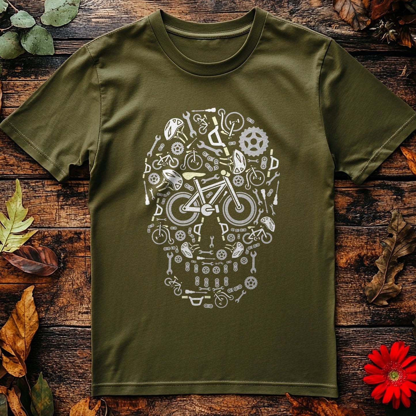 Cycling (270) Skull T-shirt - Ride