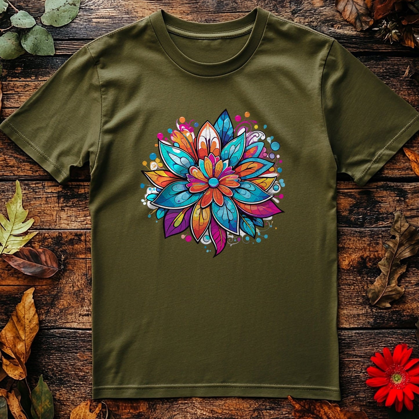 Flower93 T-shirt - Blooming with