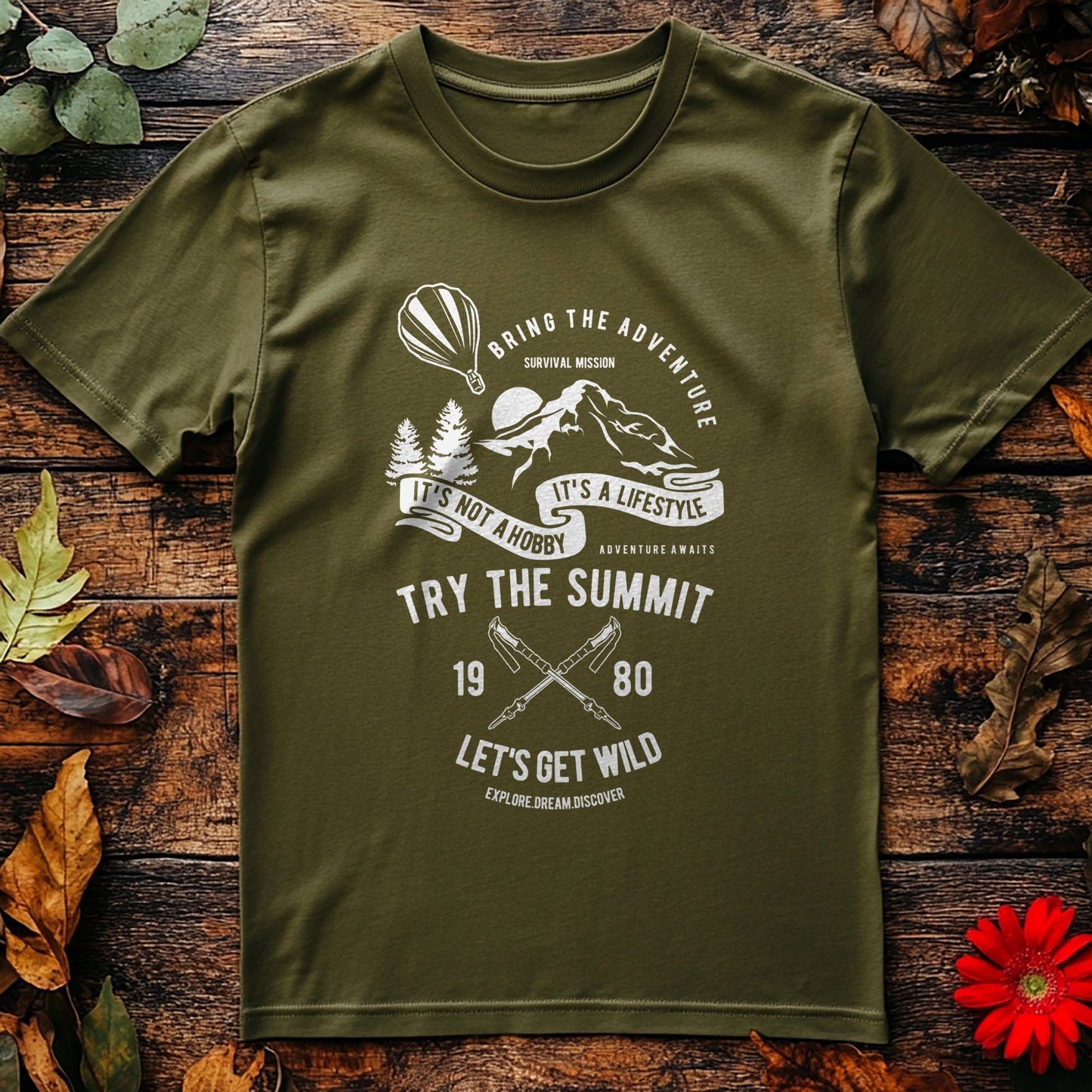 Try The Summit T-Shirt - Wild