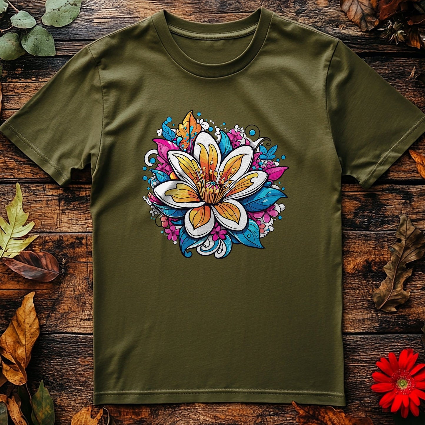 Flower78 T-shirt - Blooming with