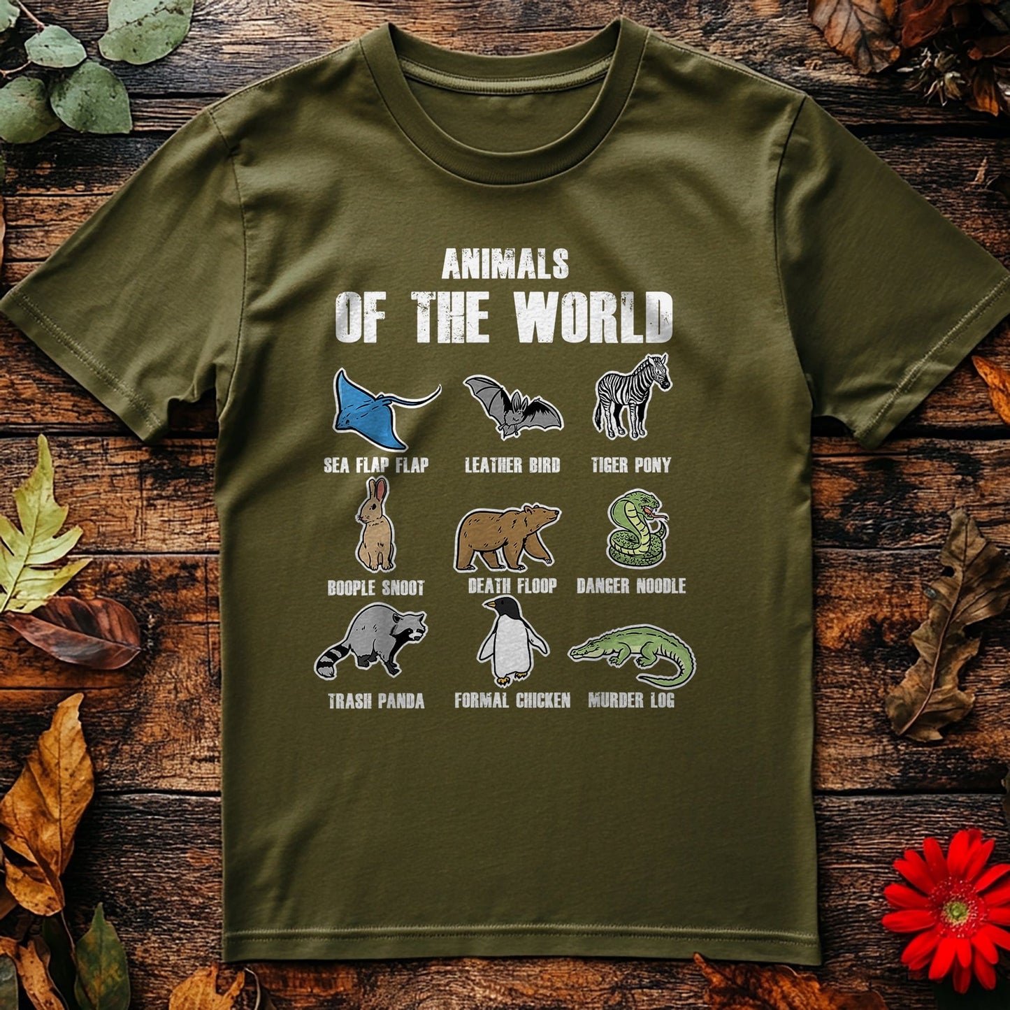 Animals of The World t-shirt