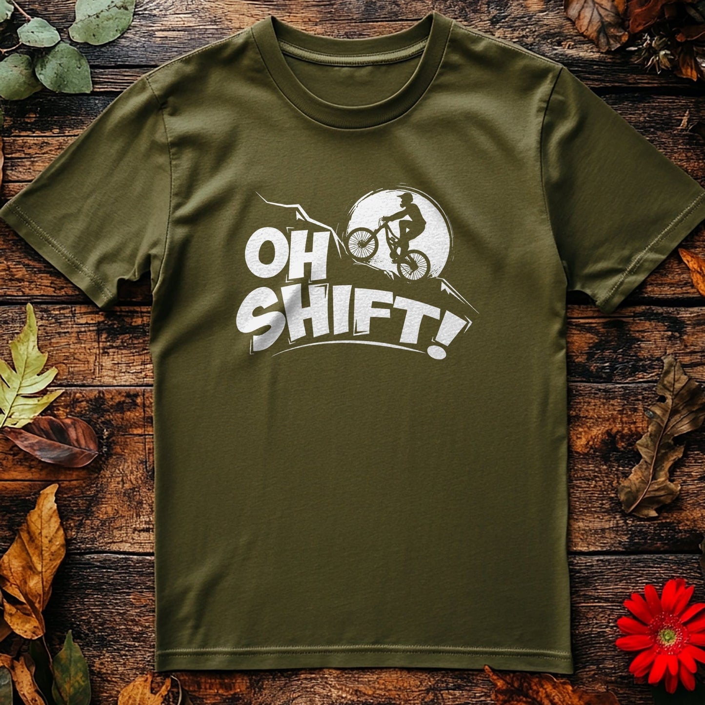 Oh Shift! Cycling Silhouette T-shirt