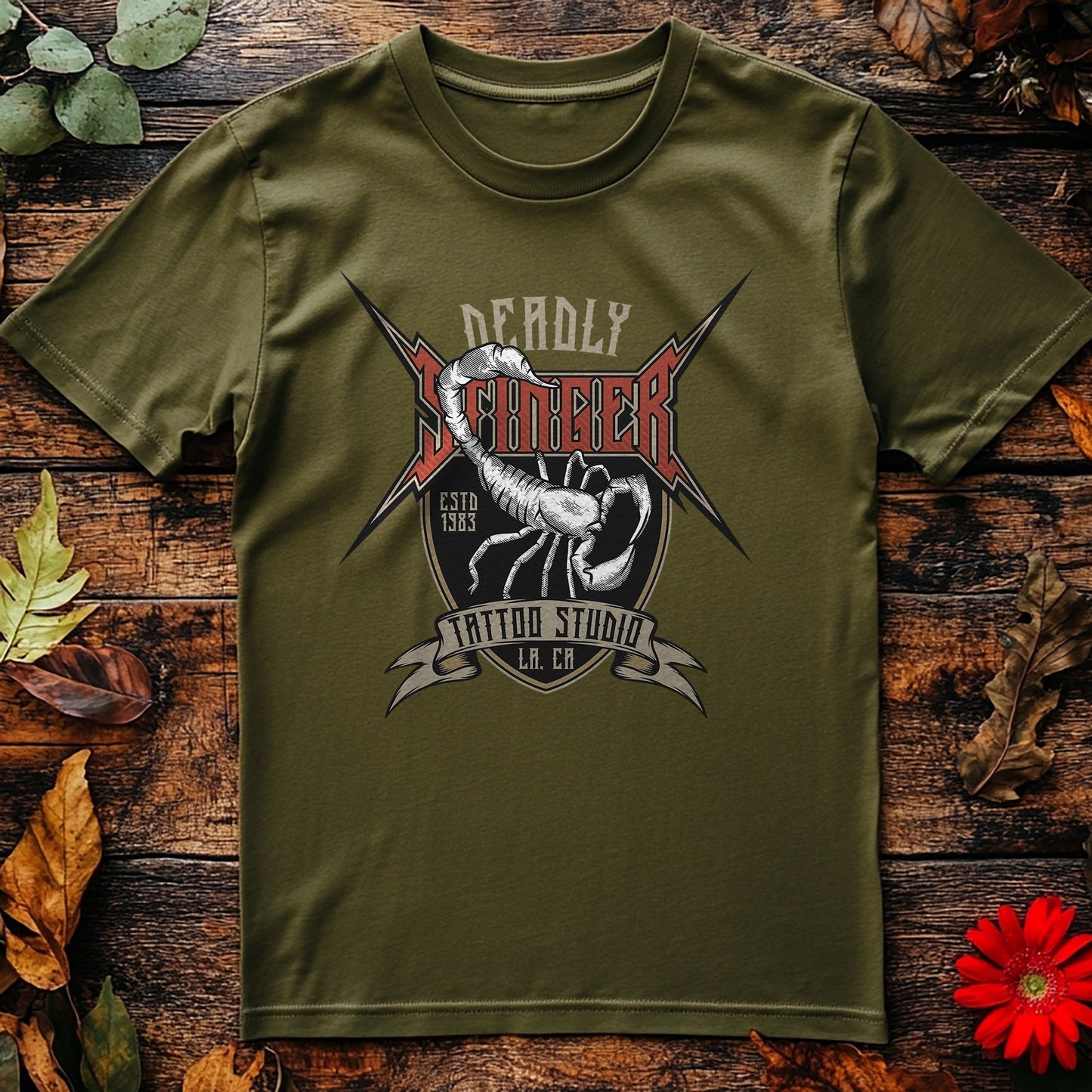 Deadly Stinger Tattoos T-Shirt