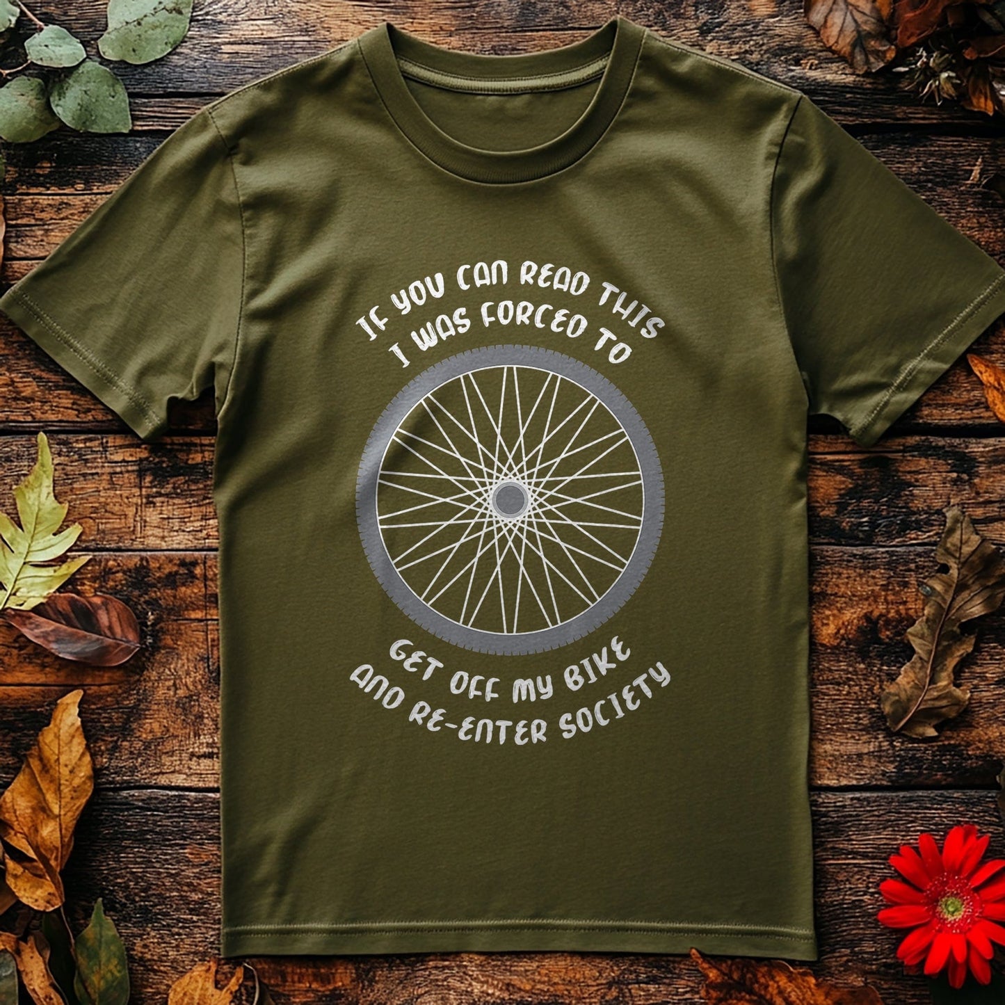 Cycling (266) T-shirt - Wheel-y