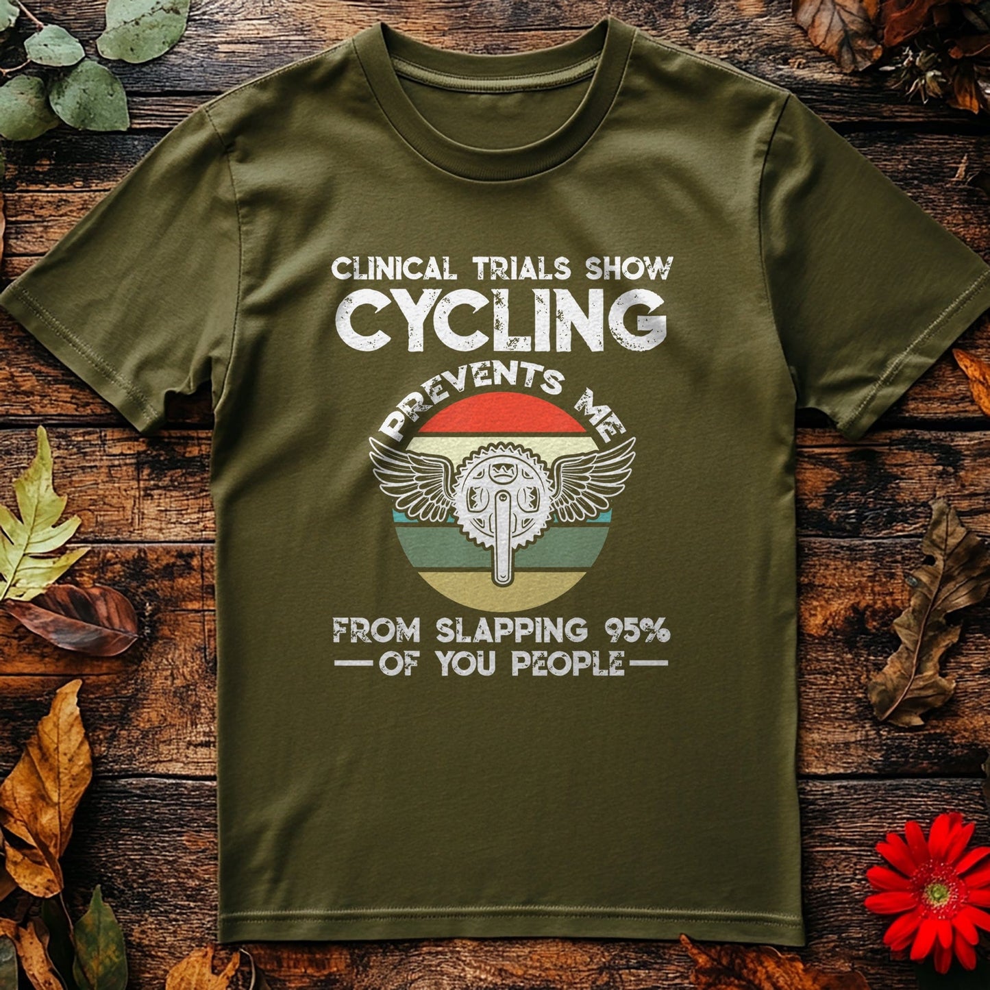 Cycling (282) T-Shirt - Hilarious