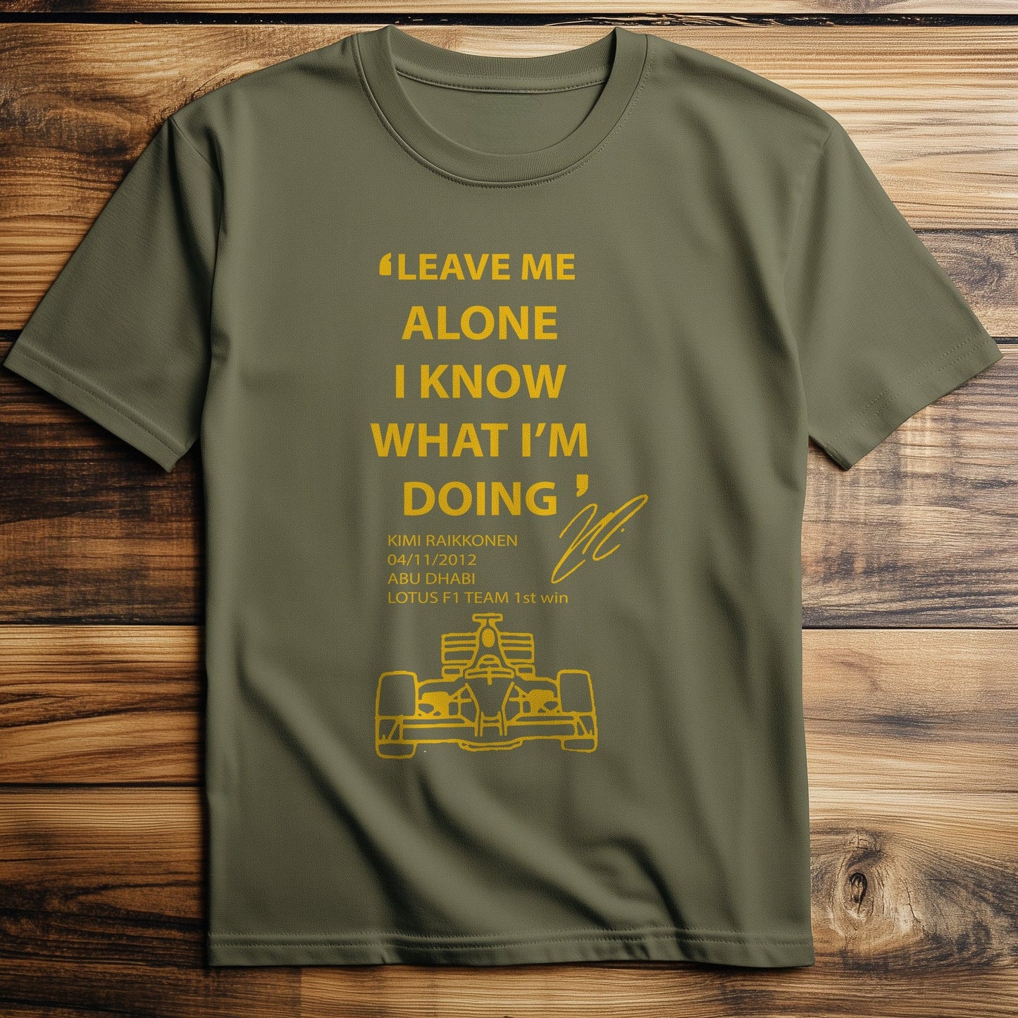 Kimi R√§ikk√∂nen Leave Me Alone T-Shirt