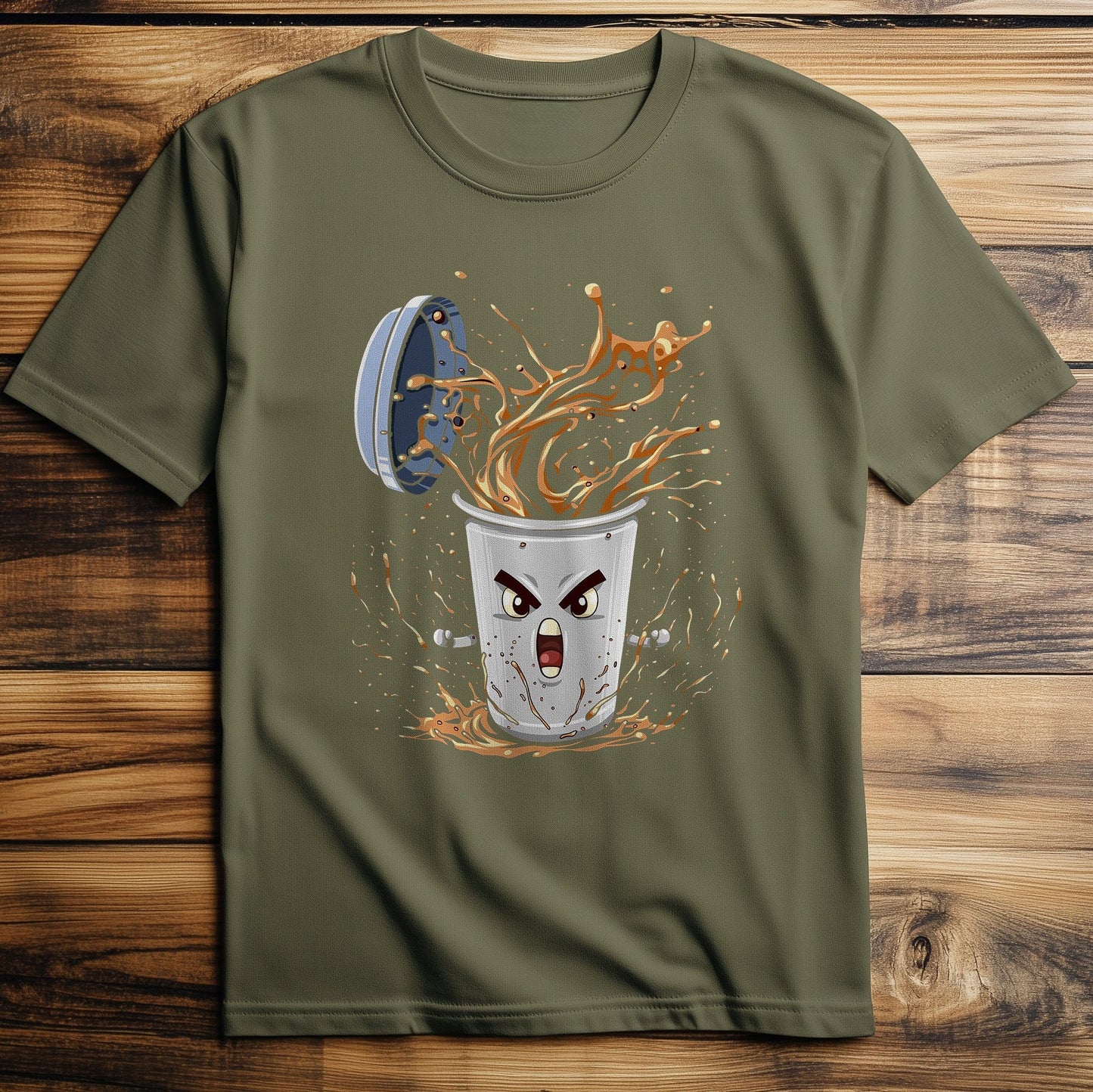 Angry Kawaii Coffee T-Shirt