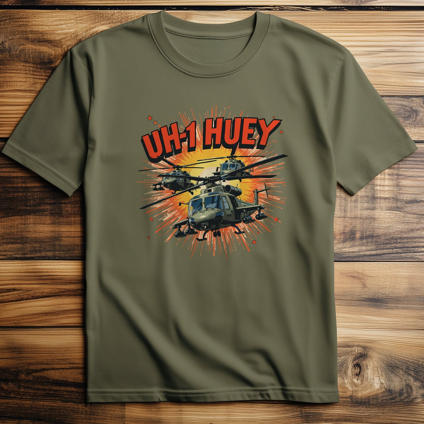 Comic UH1 Huey - T-Shirt