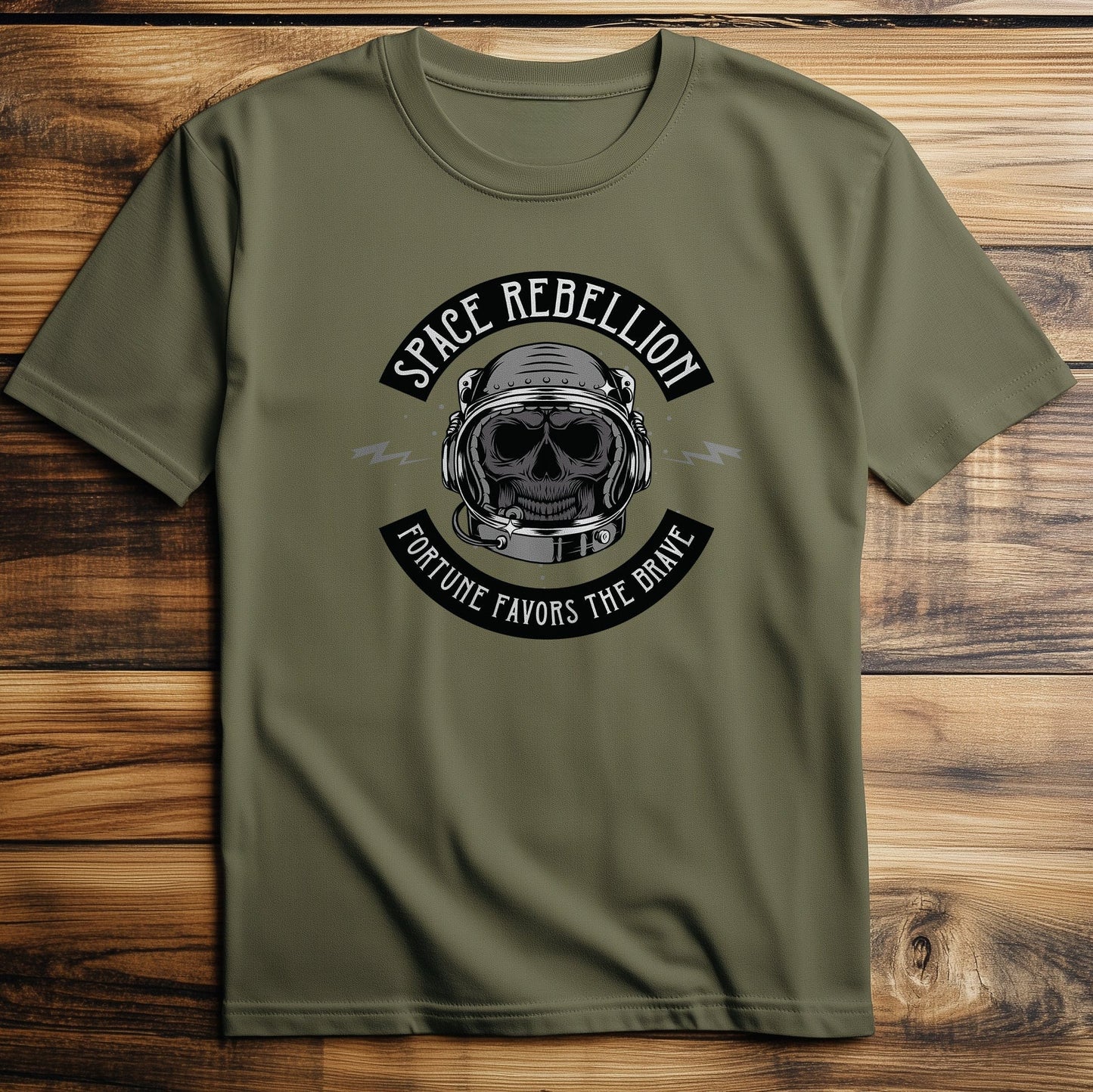 OuterSpaceFont_11 Skull T-shirt