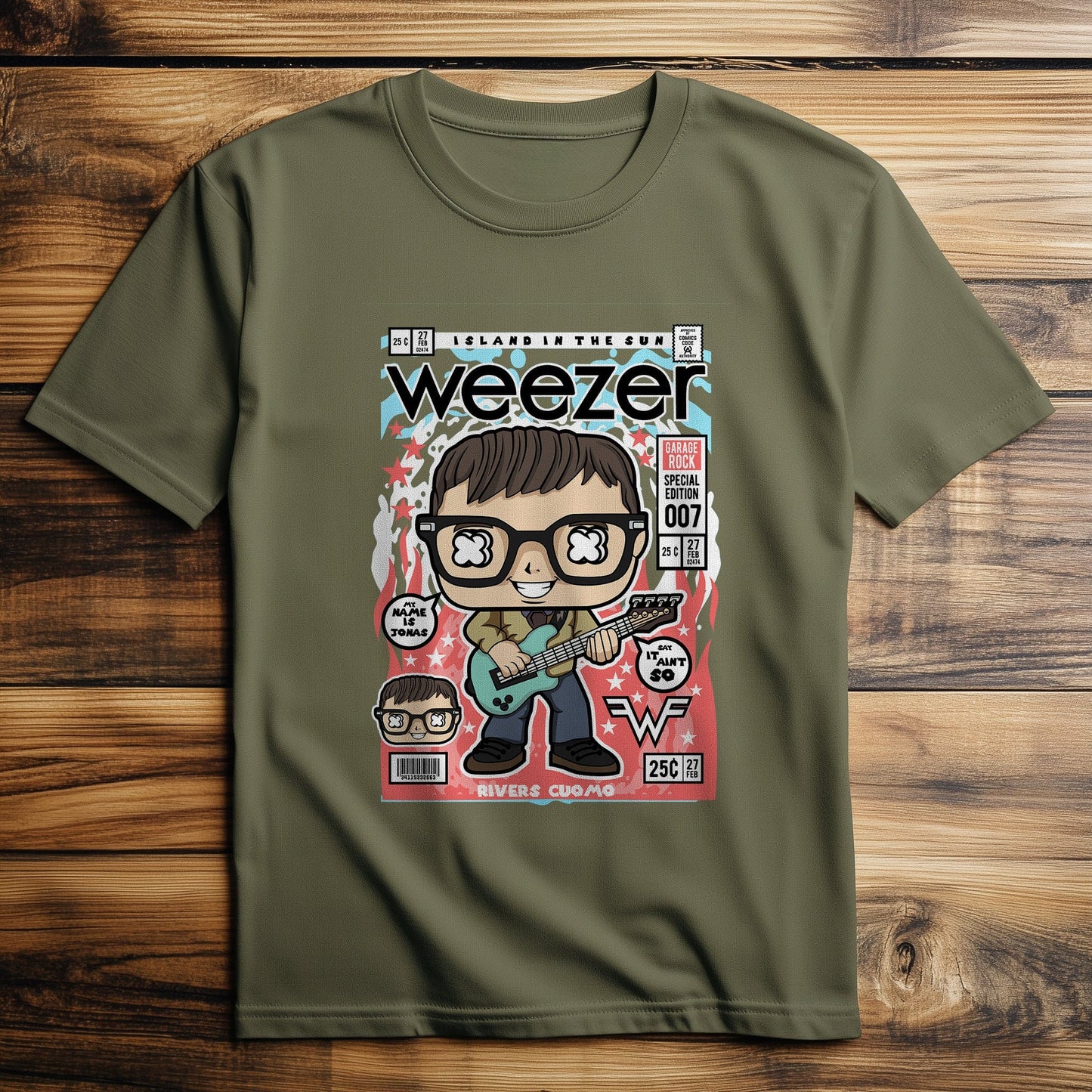 Rivers Cuomo Weezer T-shirt