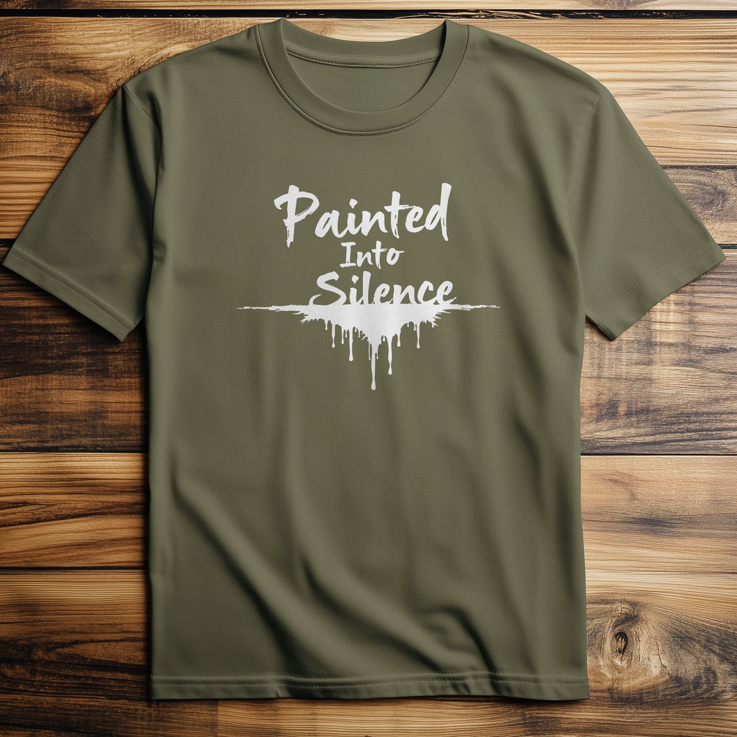 Painted In To T-Shirt