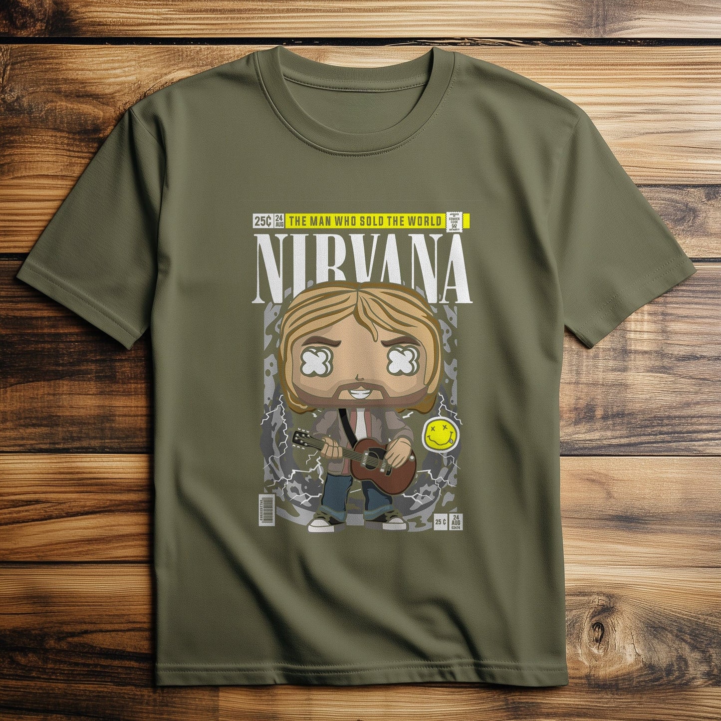 Nirvana Kurt Cobain t-shirt