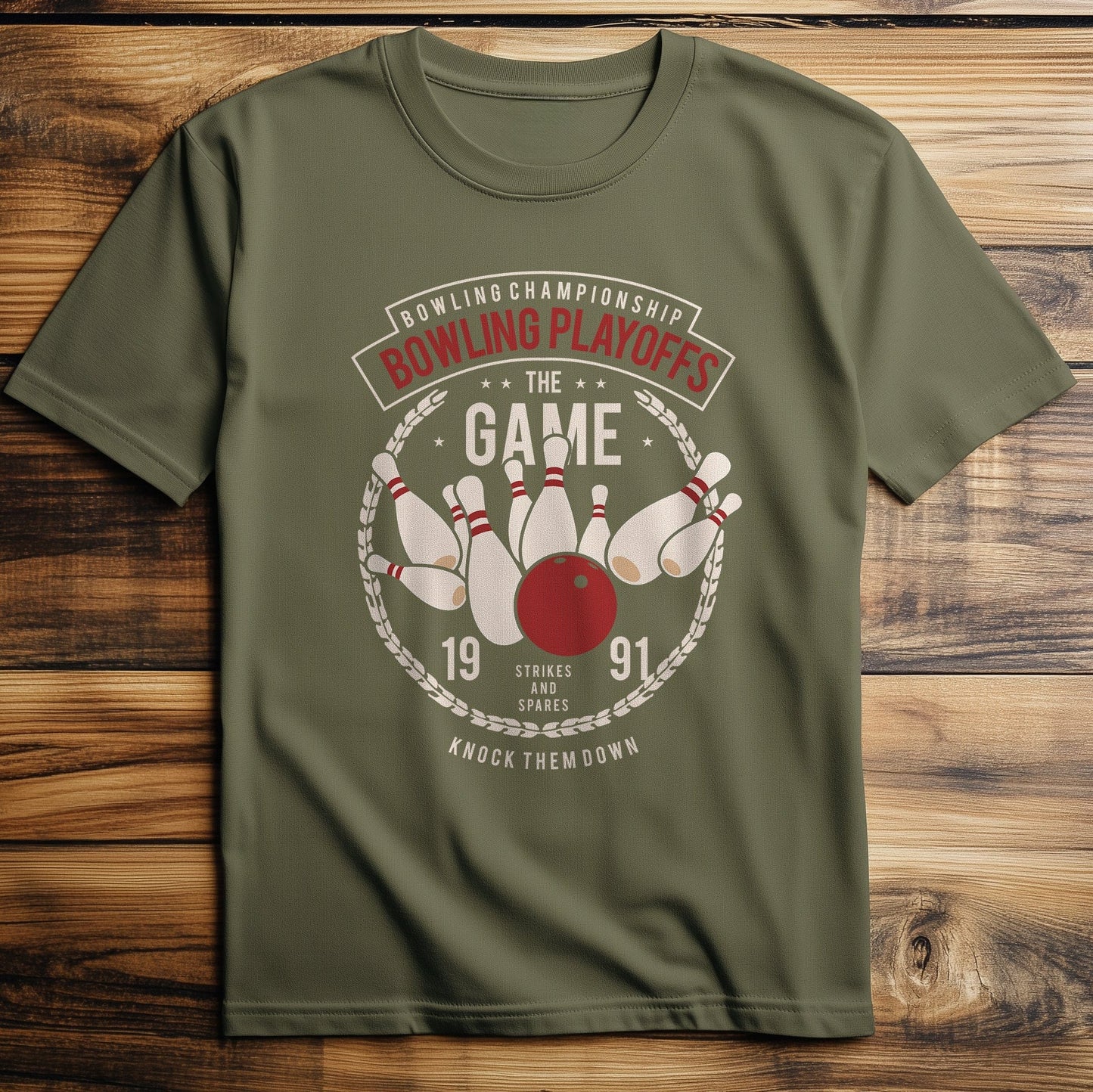 Bowling Playoffs t-shirt