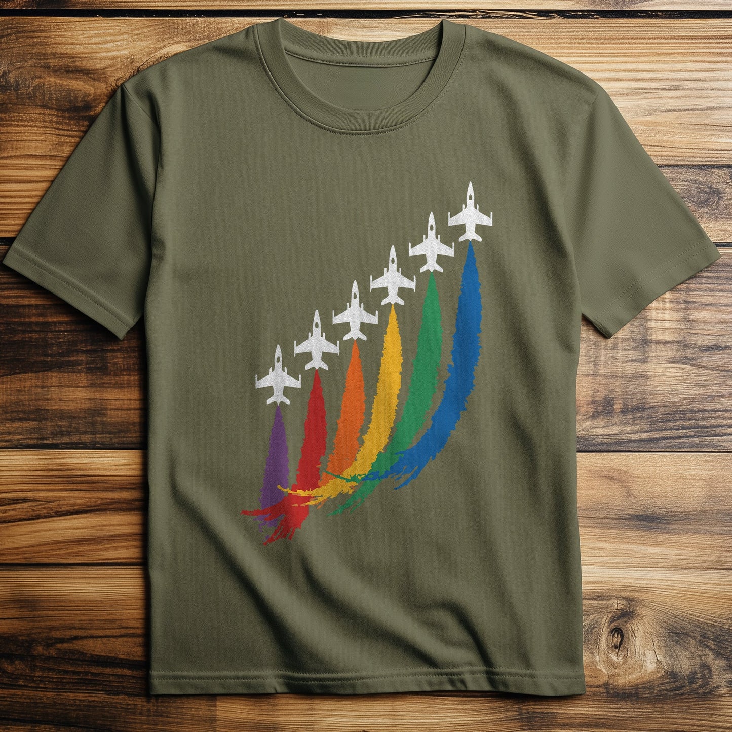Rainbow Planes - T-Shirt