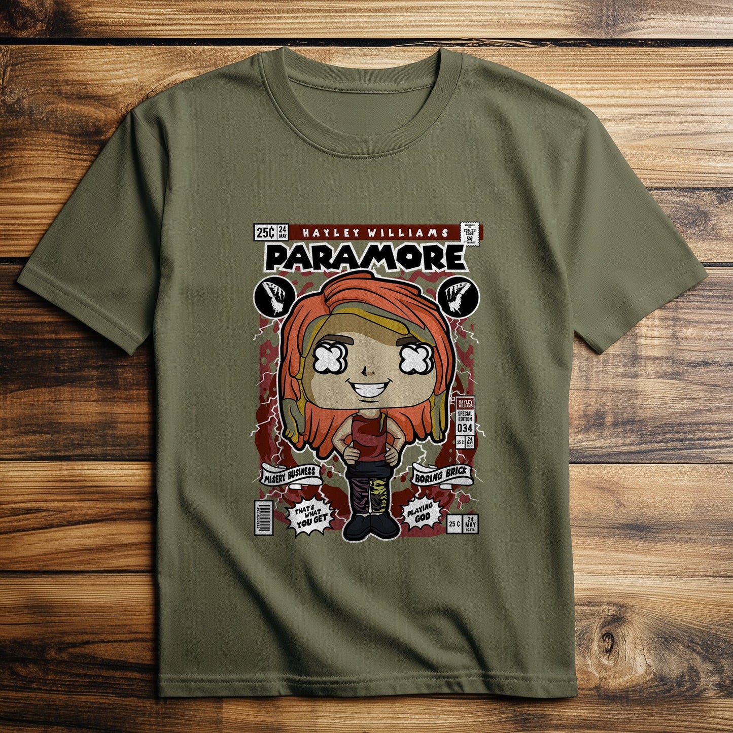 Paramore Hayley Williams Tribute T-shirt